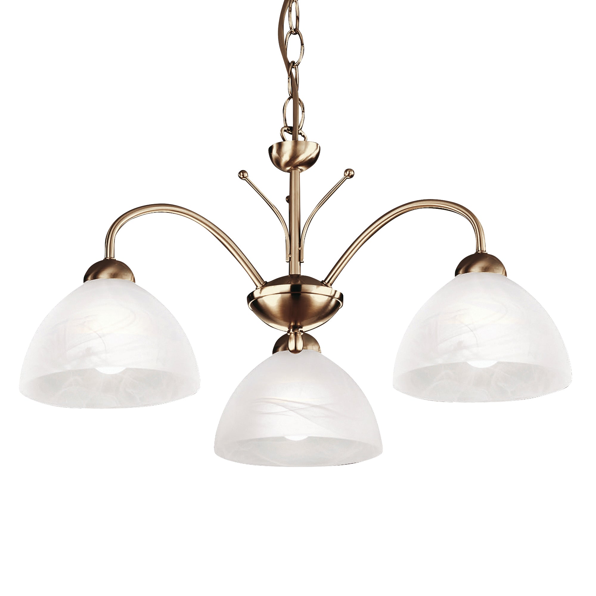 Milanese Pendant - Metal & Glass Antique Brass / 3