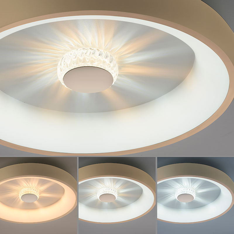 450MM GOLD LED SURFACE CCT+REMOTE