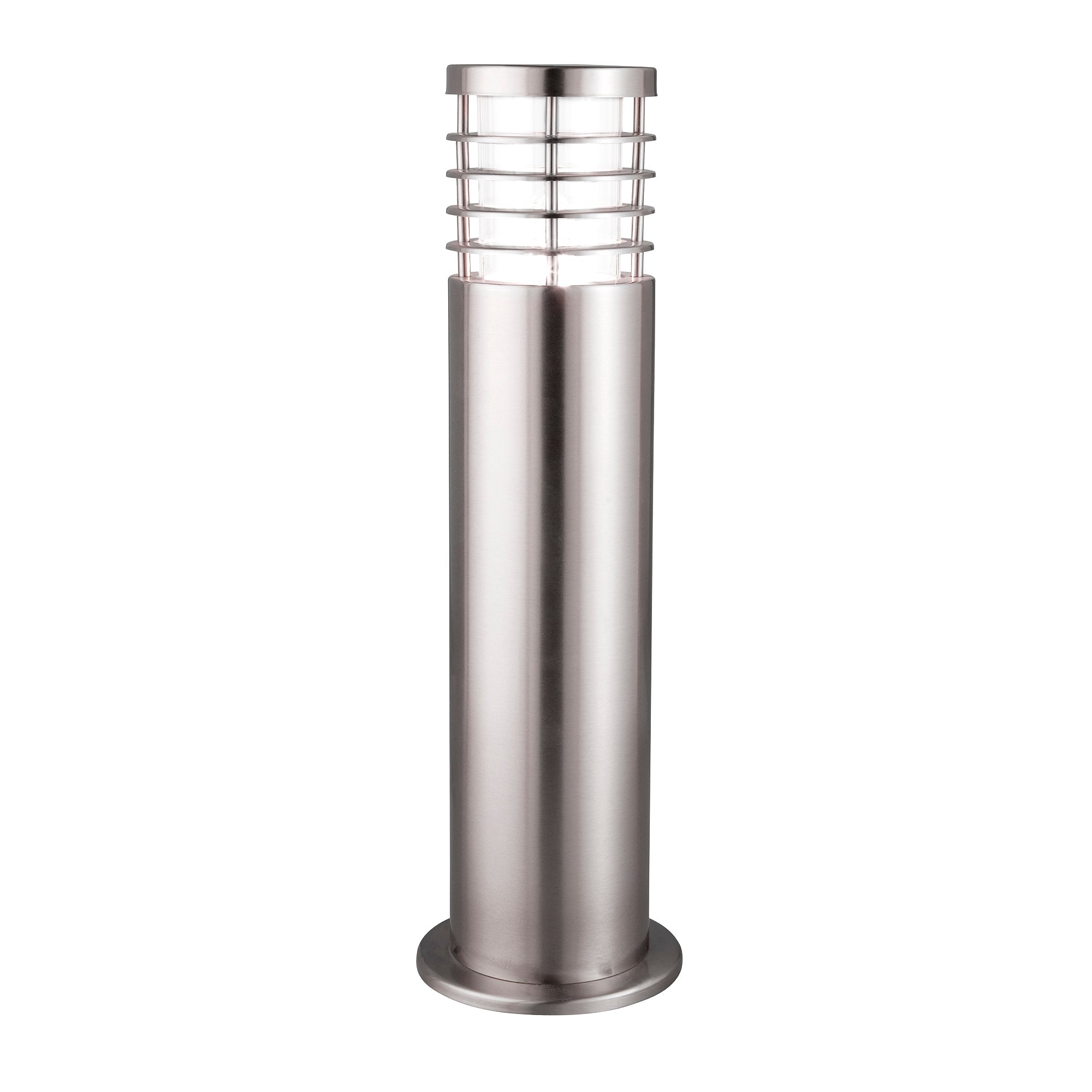 Louvre Outdoor Post - Stainless Steel & Polycarbonate, IP44