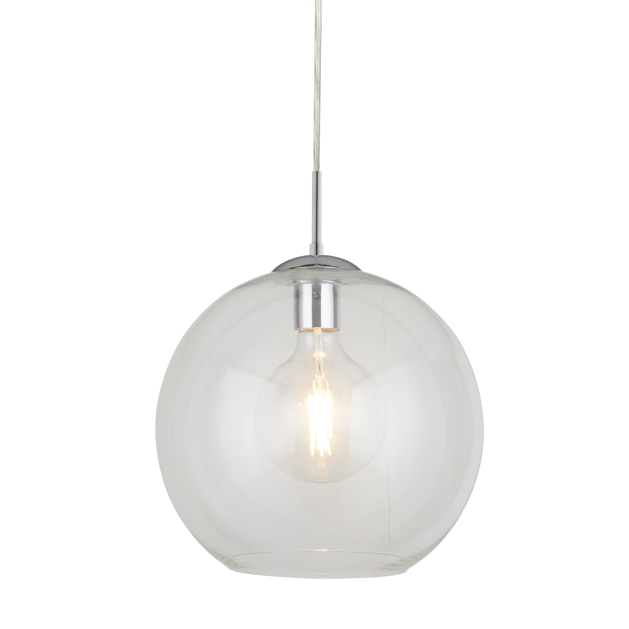 Balls Pendant - Metal & Glass