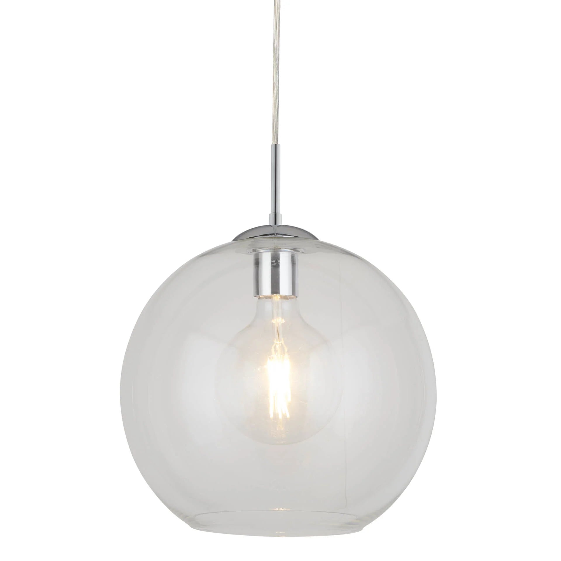 Balls Pendant - Metal & Glass