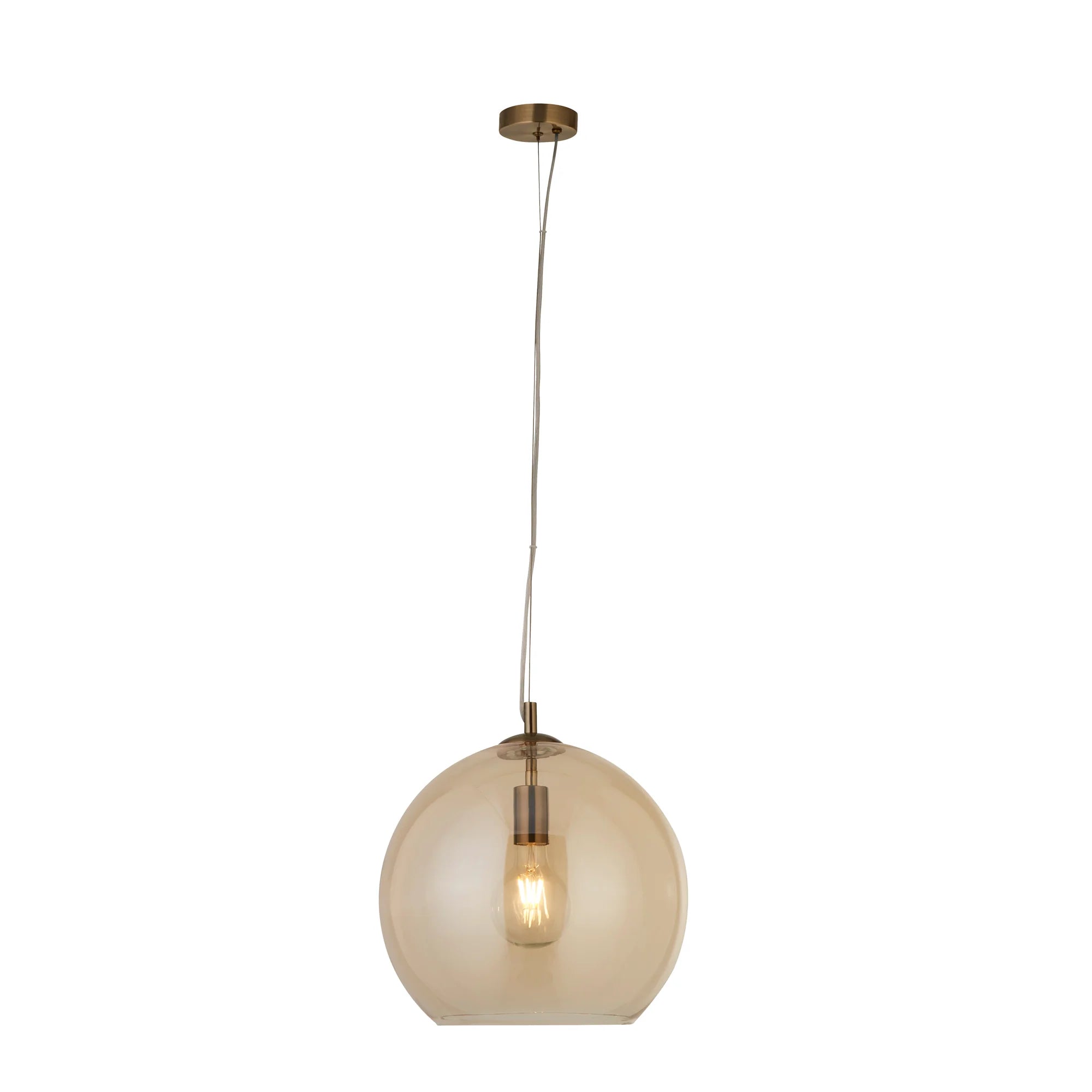 Balls Pendant - Metal & Glass