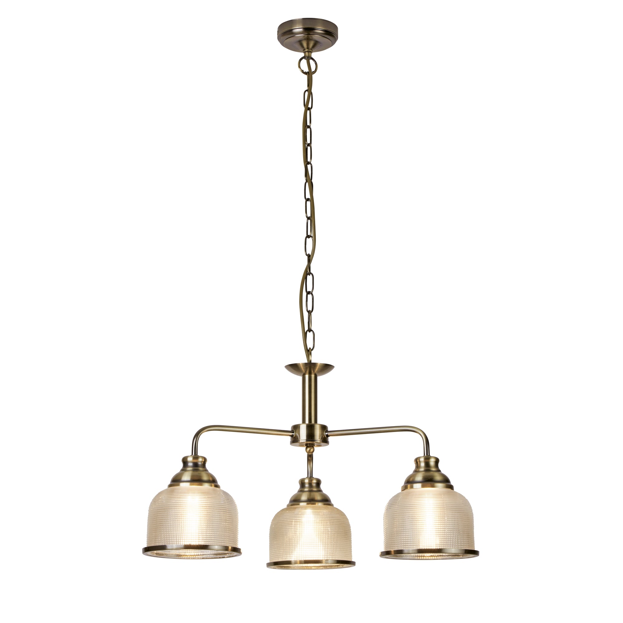 Bistro II Pendant 3 / Antique Brass