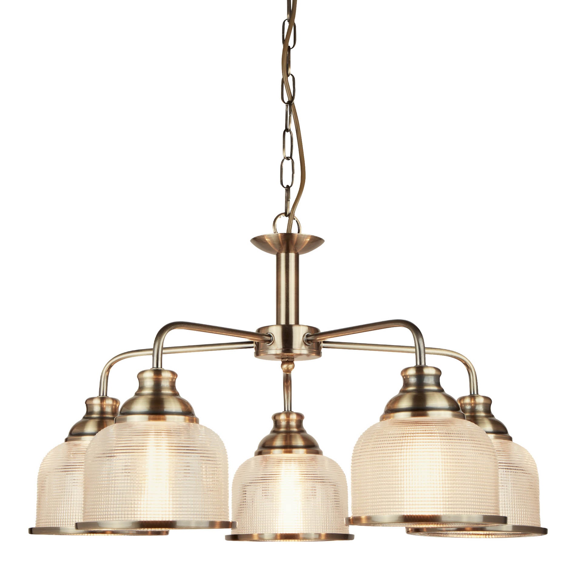 Bistro II Pendant 5 / Antique Brass