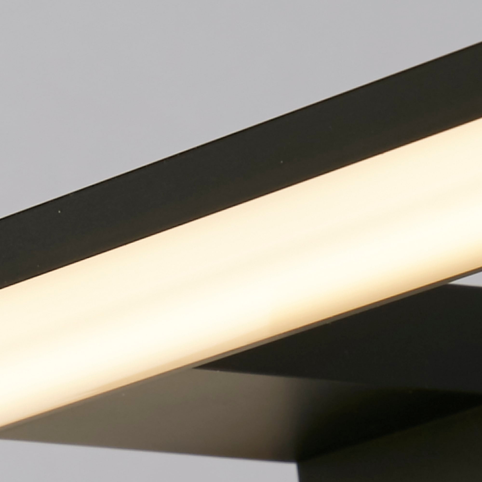 Kos - LED Bathroom Mirror Light - Black