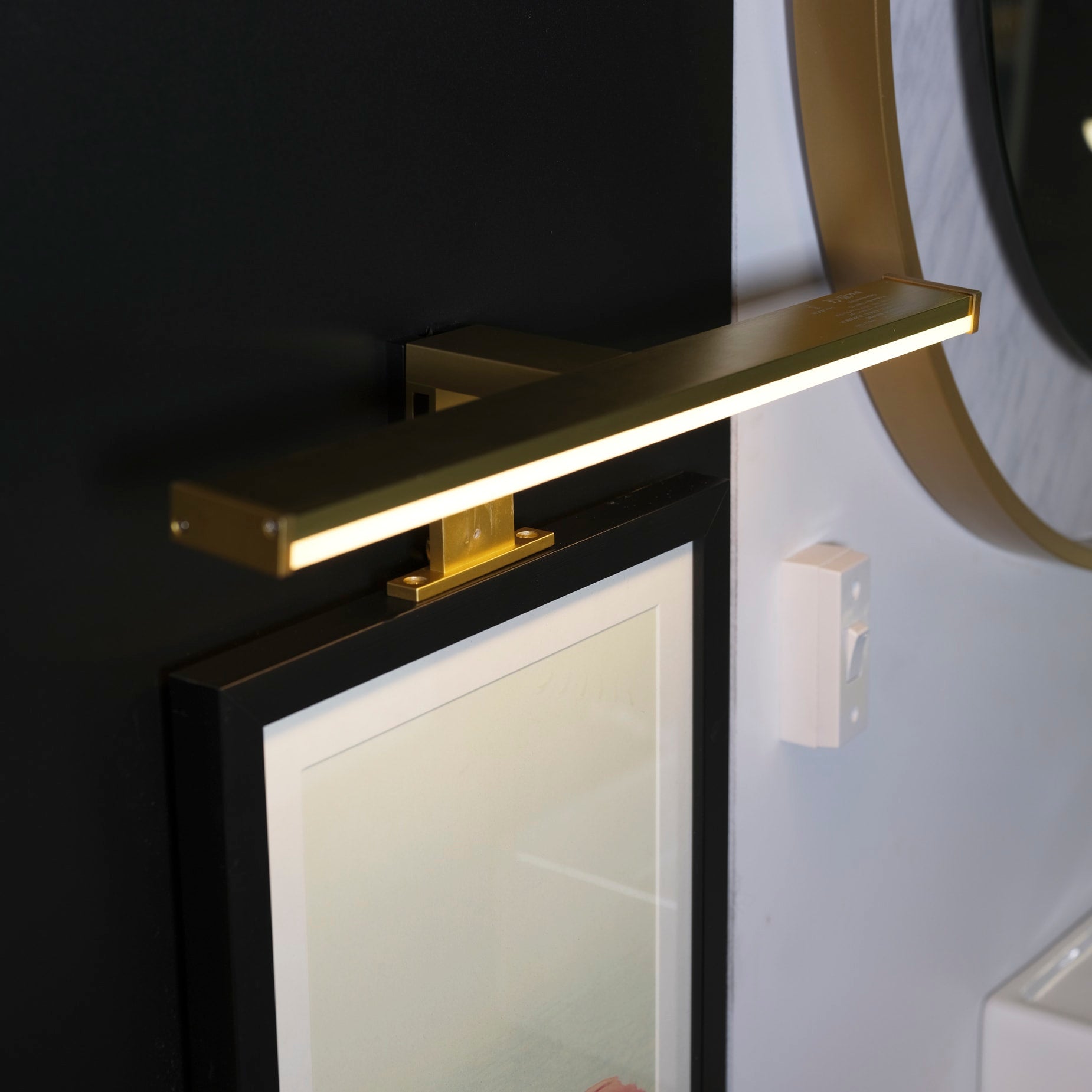 Kos - LED Bathroom Mirror Light - Gold