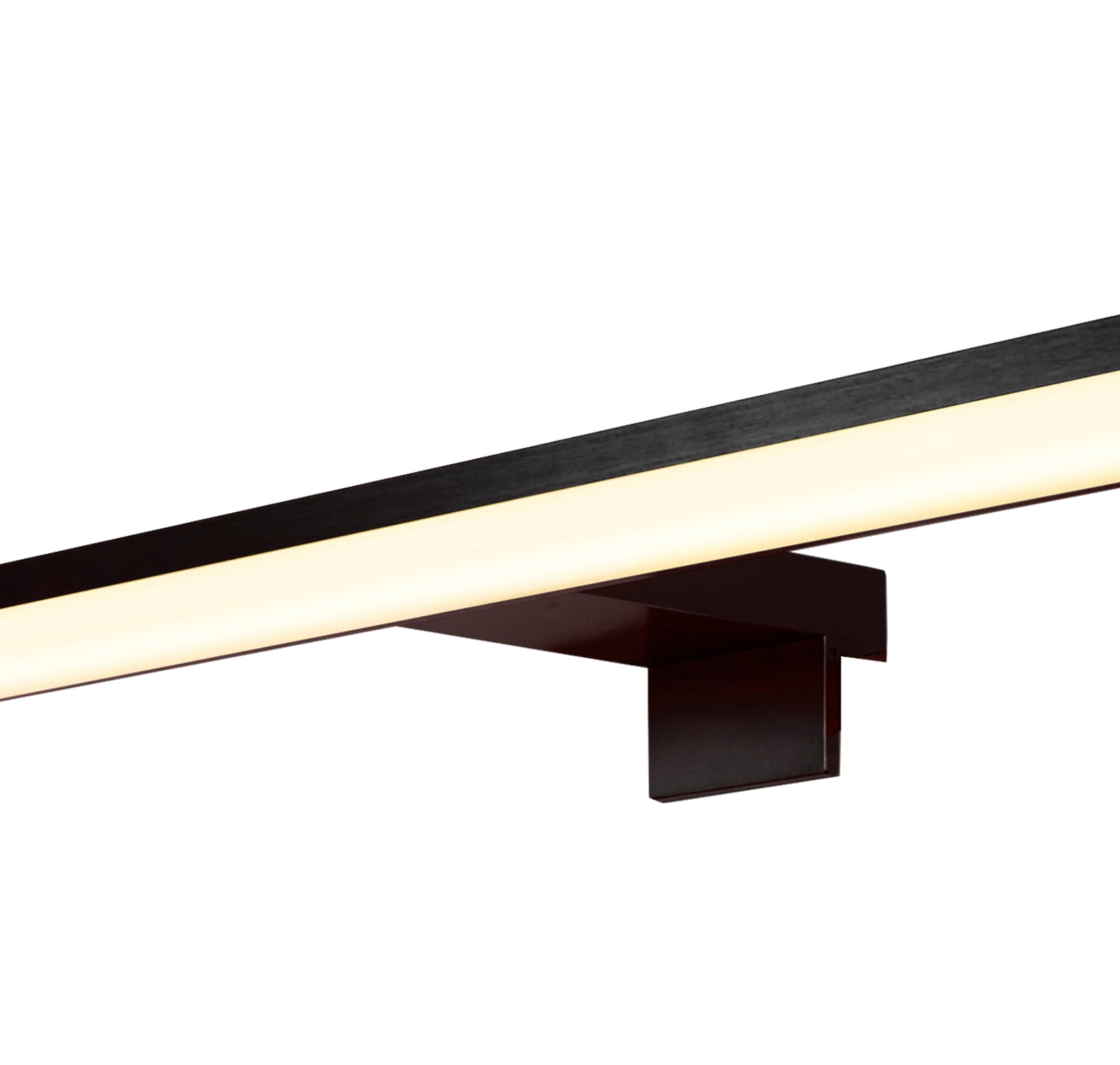 Kos LED Bathroom Mirror Light - Black