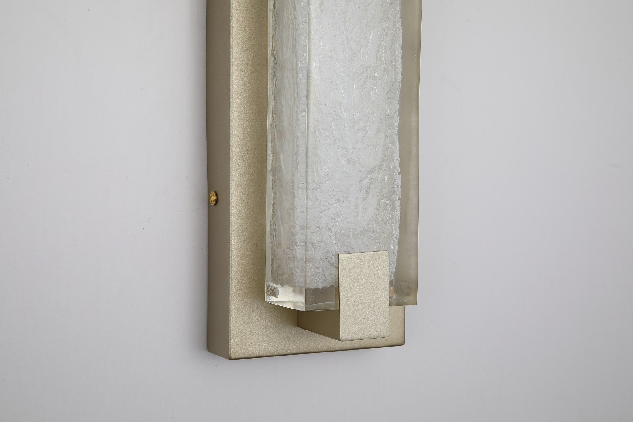 Anchor LED Wall Light, Gold Metal with Acrylic Shade