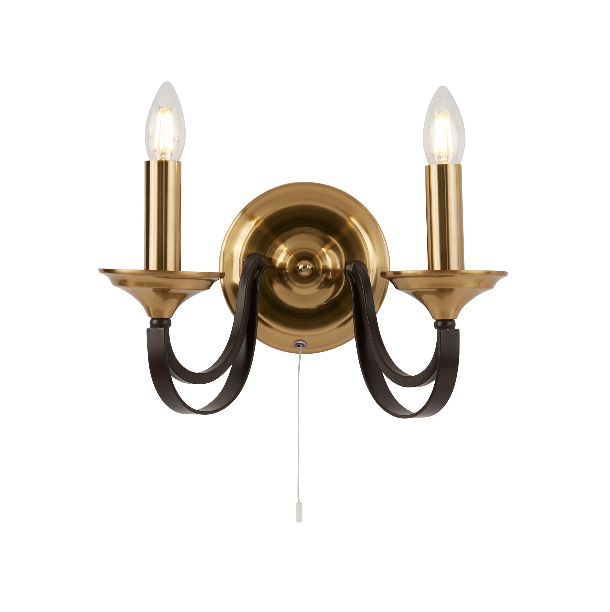 Belfry  Wall Light - Dark Bronze & Brown Metal