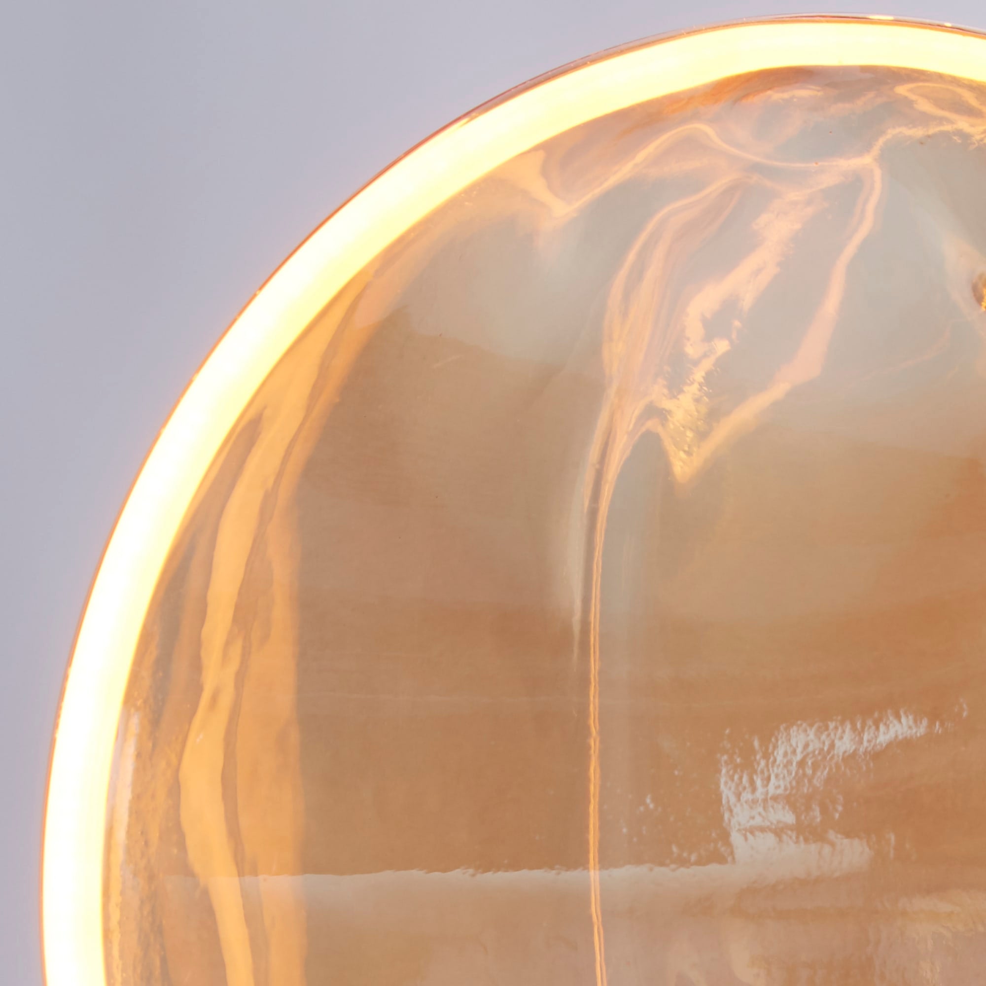 Decorative Lamp - Amber Glass,4W,1800K,190Lm