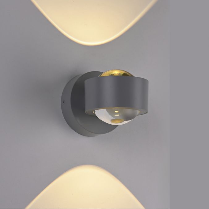 LED RECHARABLE WALL LIGHT SILVER AKKU-CHIA