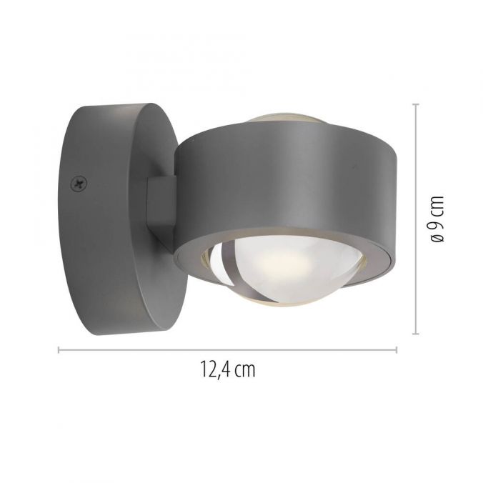 LED RECHARABLE WALL LIGHT SILVER AKKU-CHIA