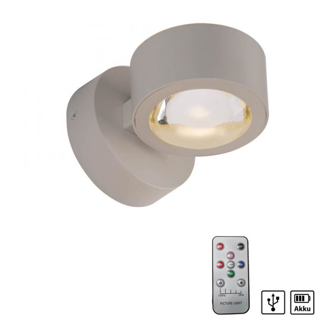 LED RECHARABLE WALL LIGHT SAND BREEZE AKKU-CHIA
