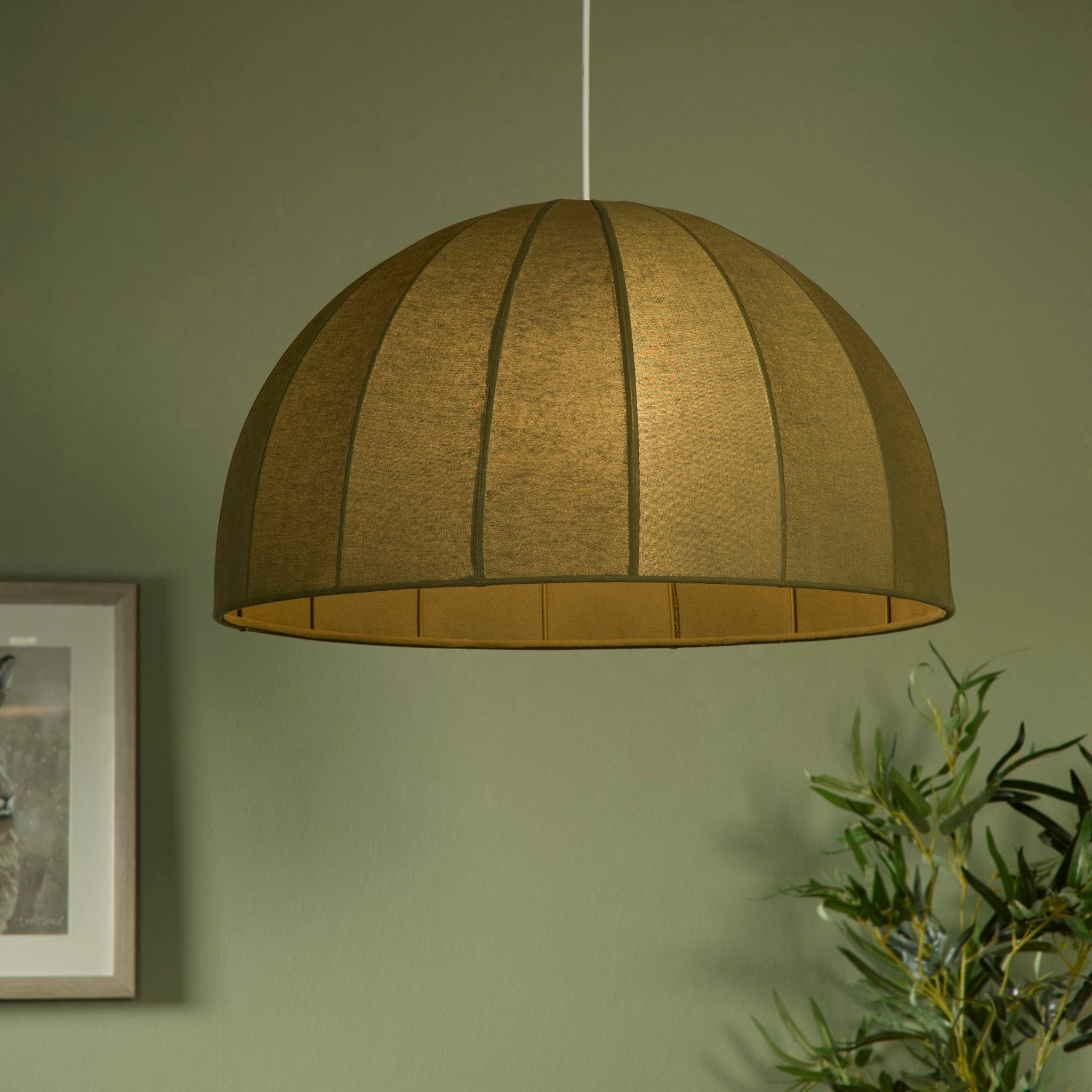 Corinne Olive Linen Shade