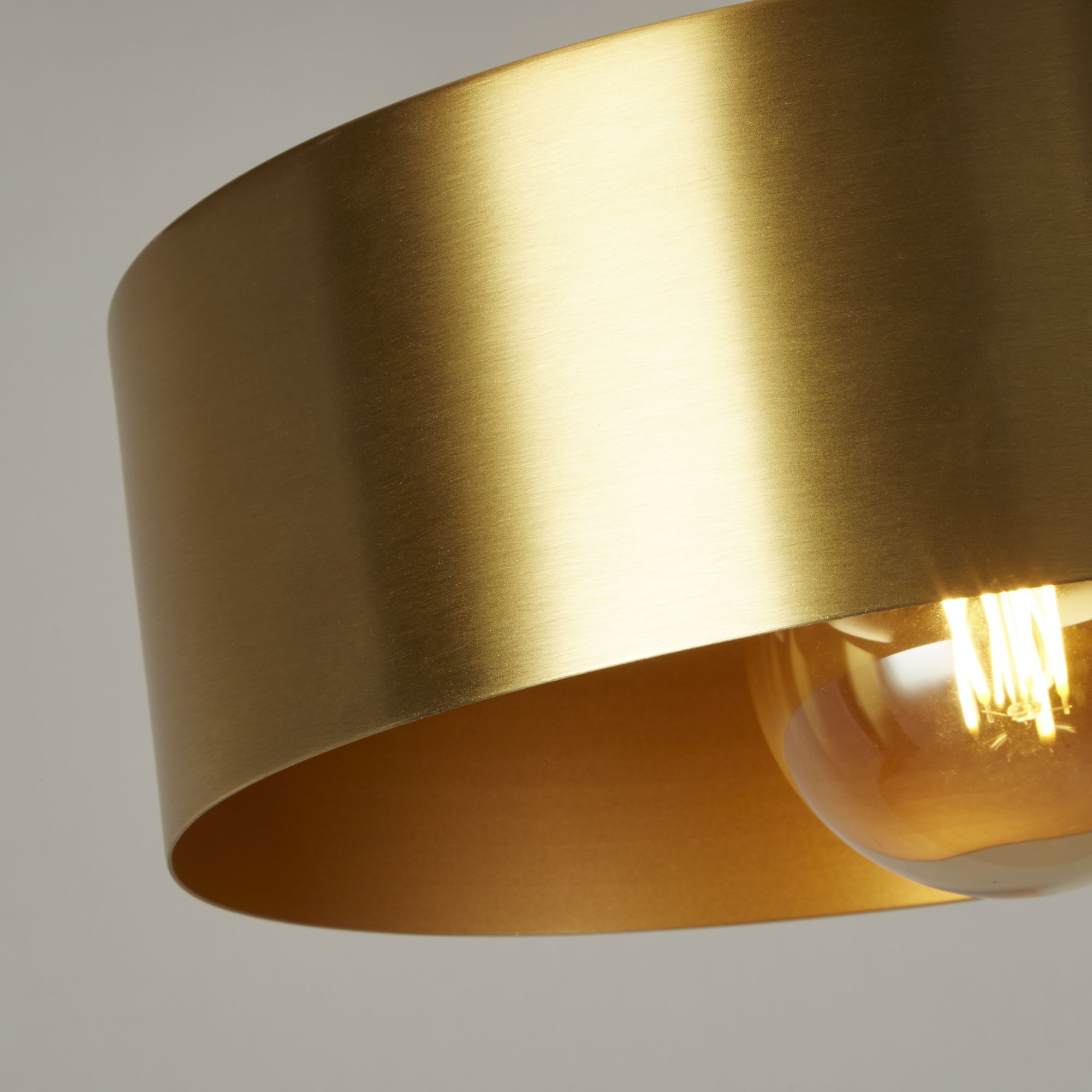 Knox Pendant - Black & Gold Metal
