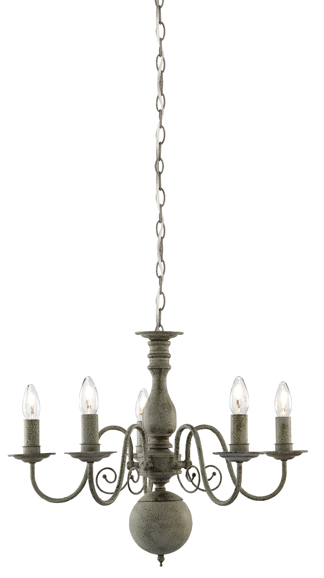 Greythorne  Pendant - Textured Grey Metal