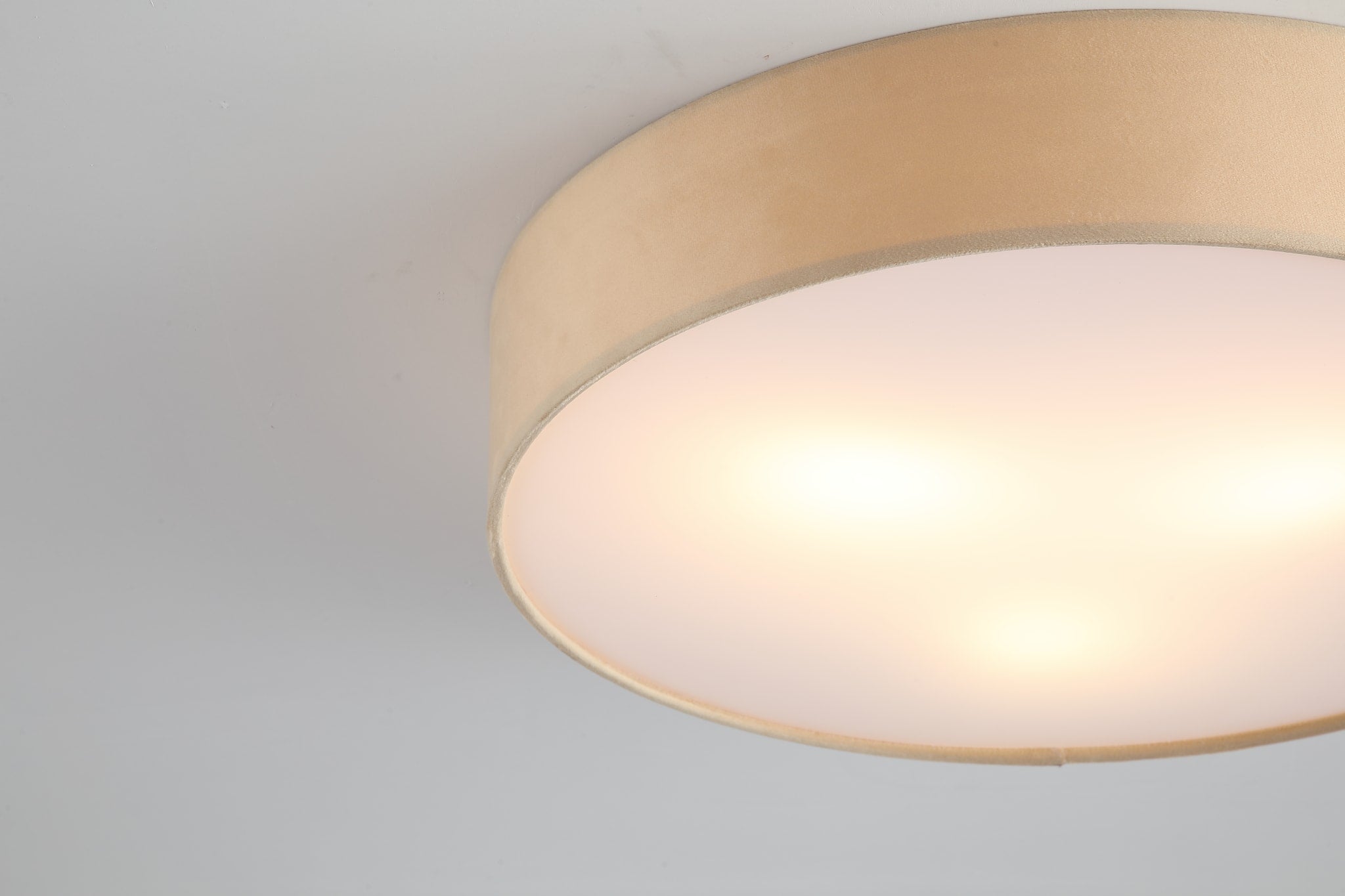 Drum  3Lt  Flush, Champagne Velvet Shade