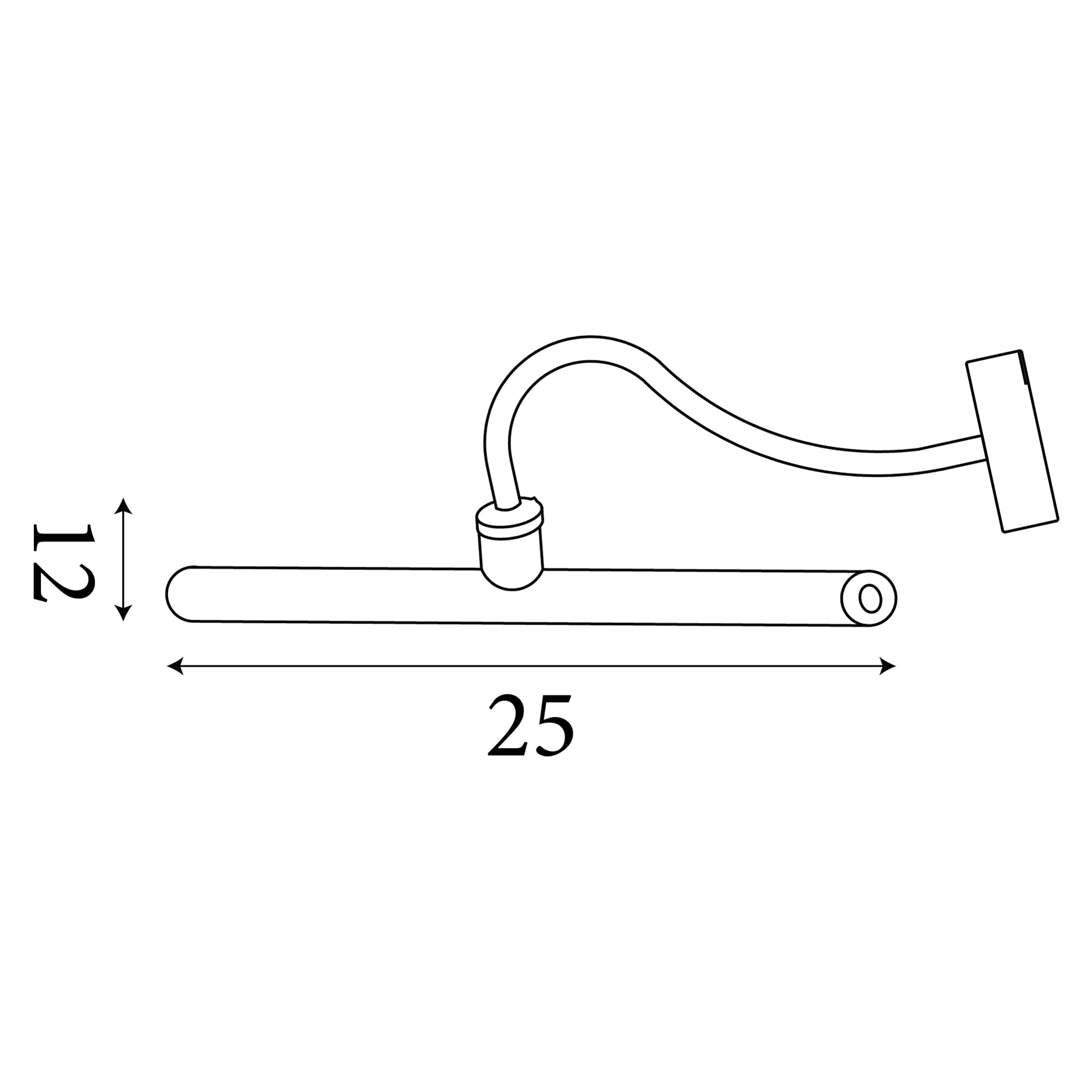 Vigo Rechargeable Picture Light, Gold Metal