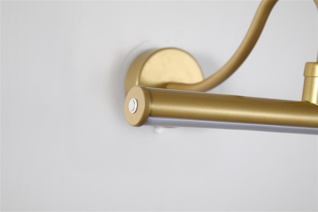 Vigo Rechargeable Picture Light, Gold Metal