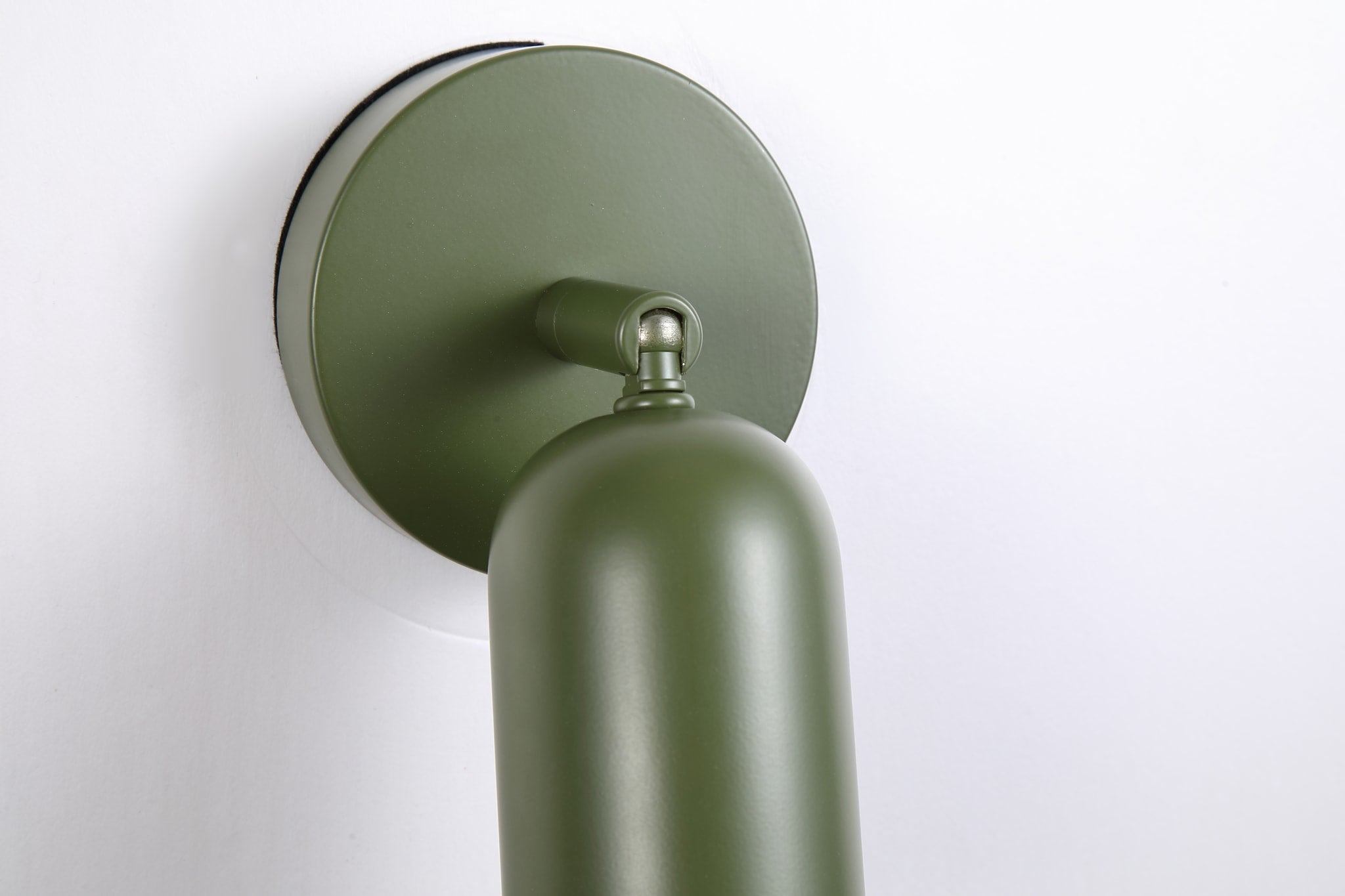 Cone Rechargeable Wall Light, Green Metal