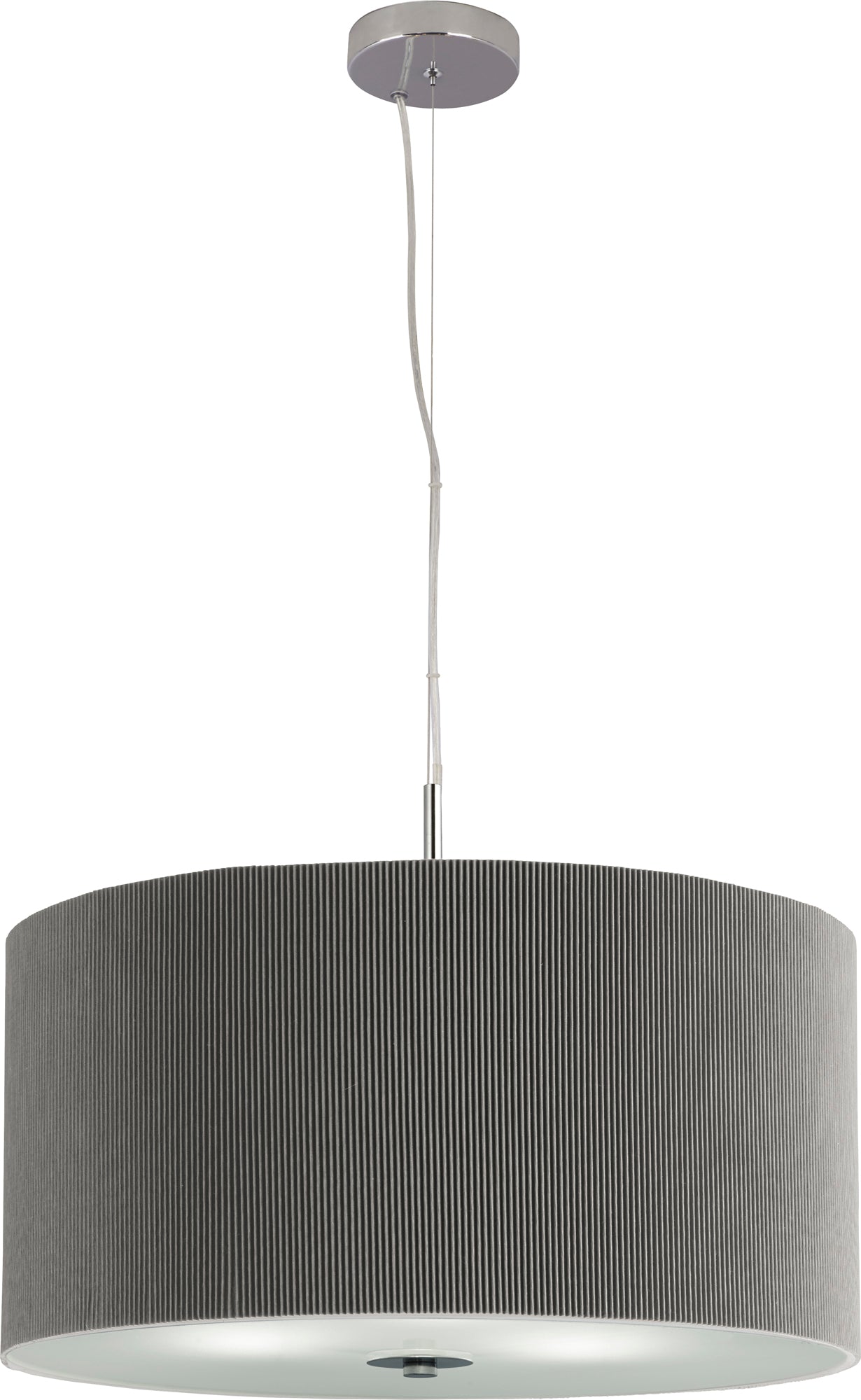 Drum Pleat Ceiling Pendant - Pleated Fabric