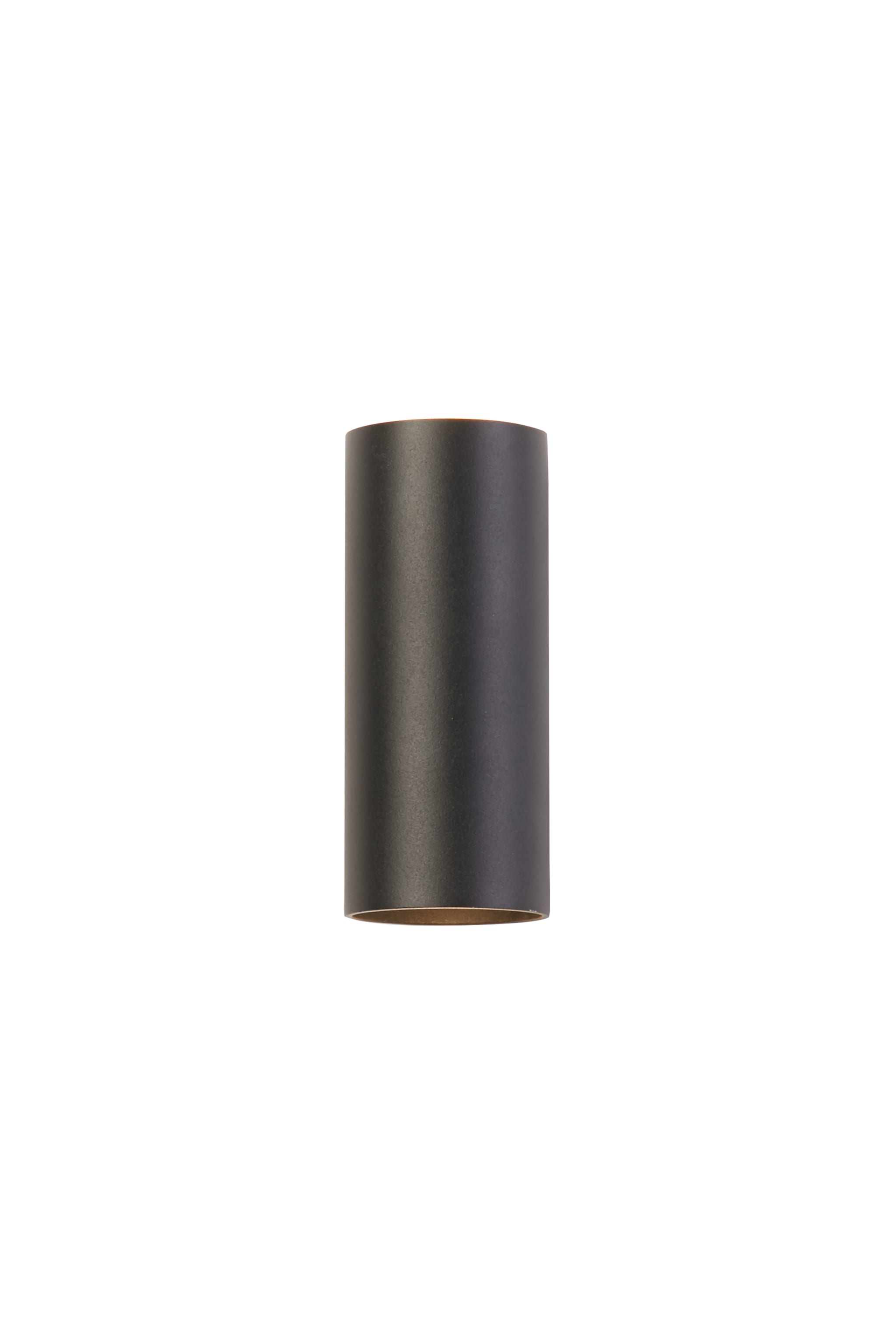 Cyls Cylinder Up&Down Wall Light, GU10, Black