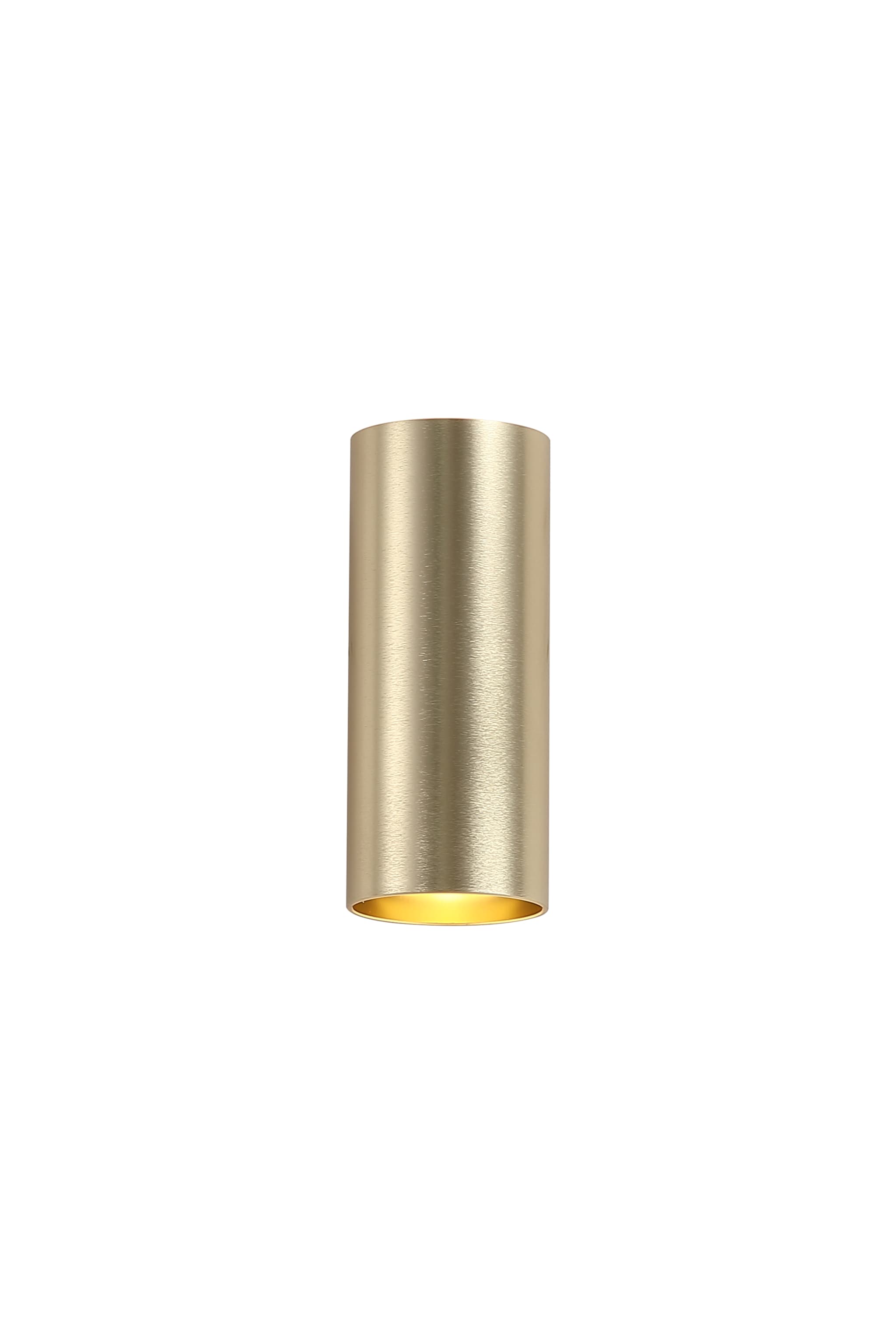 Cyls Cylinder Up&Down Wall Light, GU10, Gold
