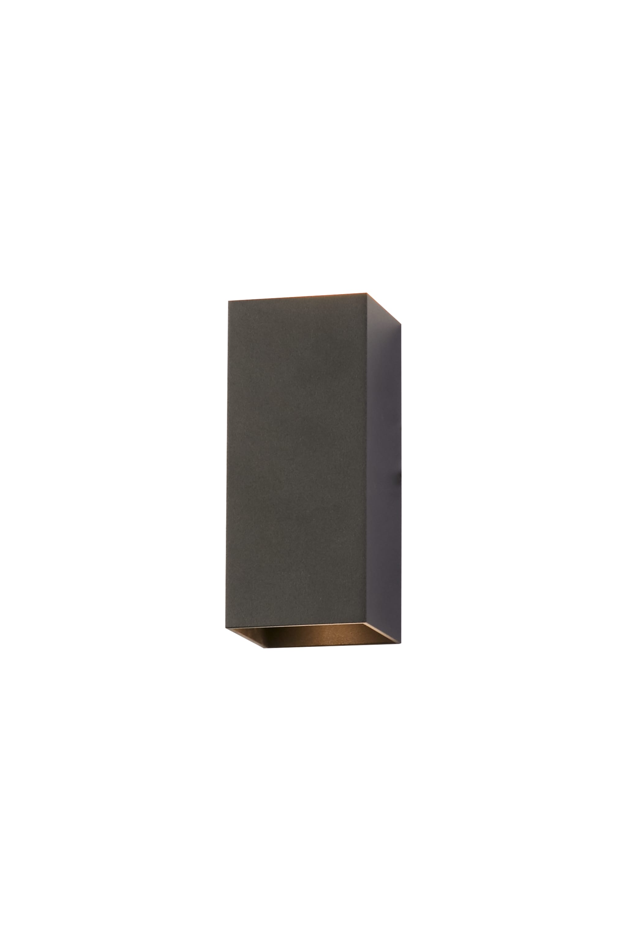 Don Square Up&Down Wall Light, GU10, Black