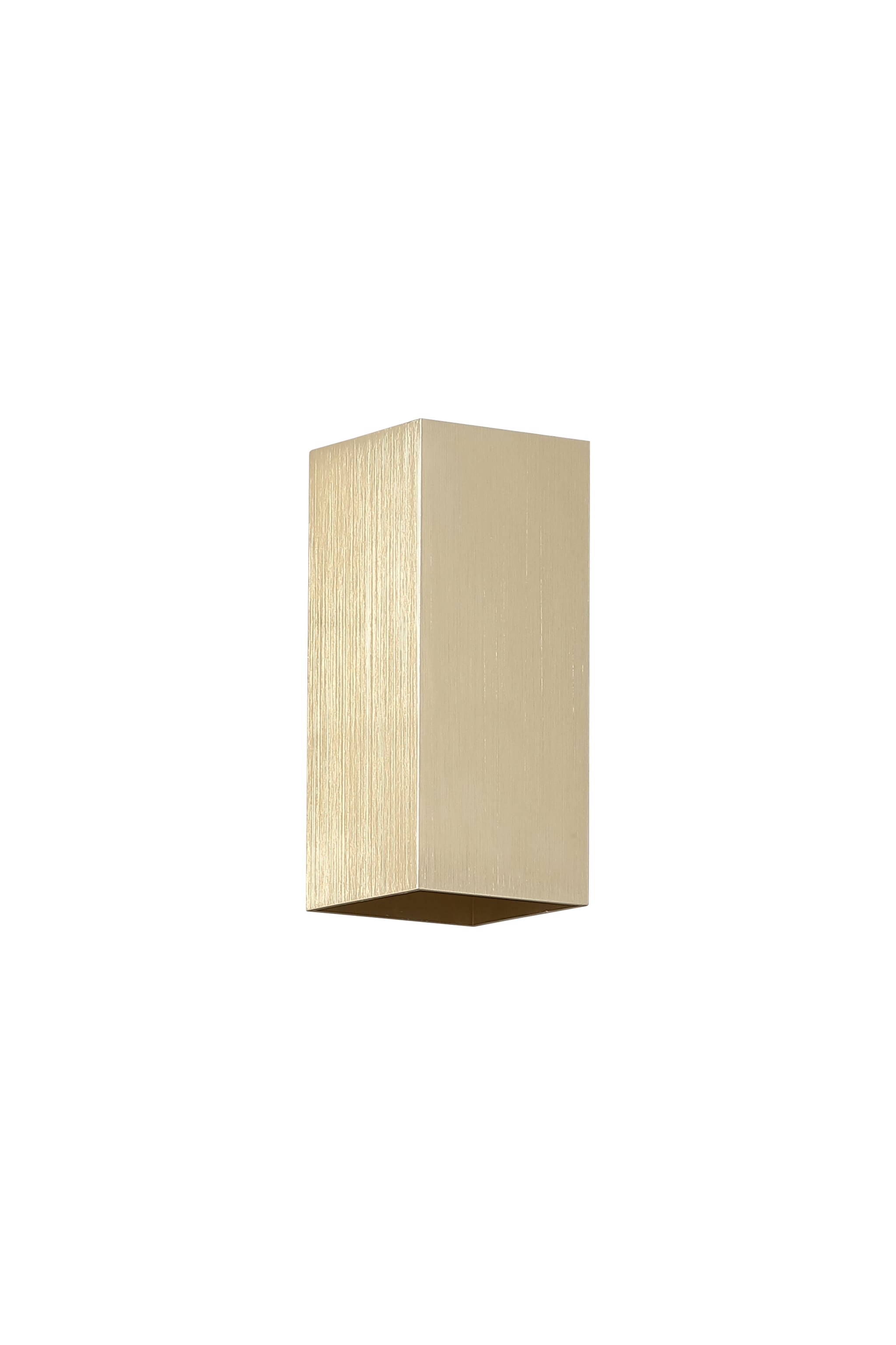 Don Square Up&Down Wall Light, GU10, Gold