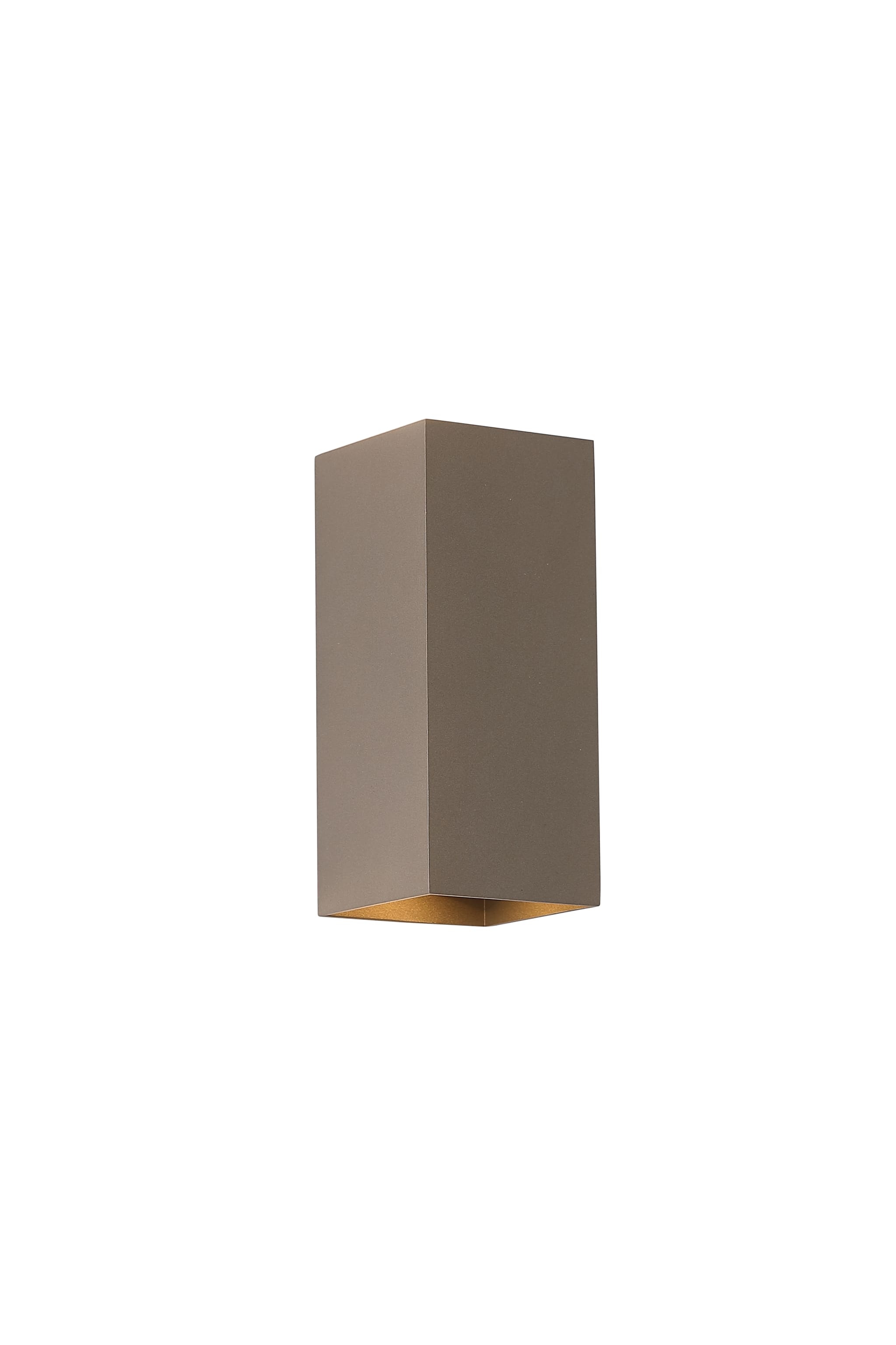 Don Square Up&Down Wall Light, GU10, Latte