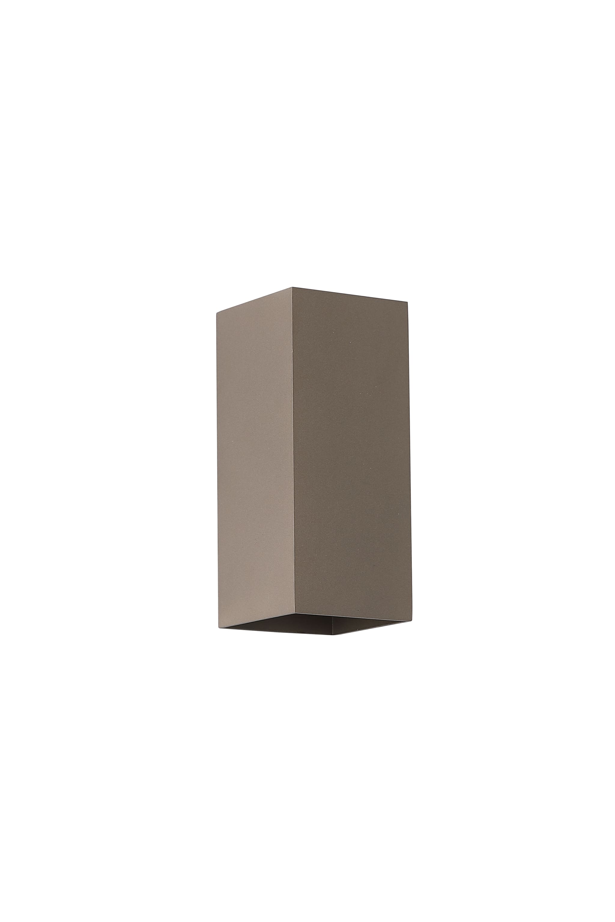 Don Square Up&Down Wall Light, GU10, Latte