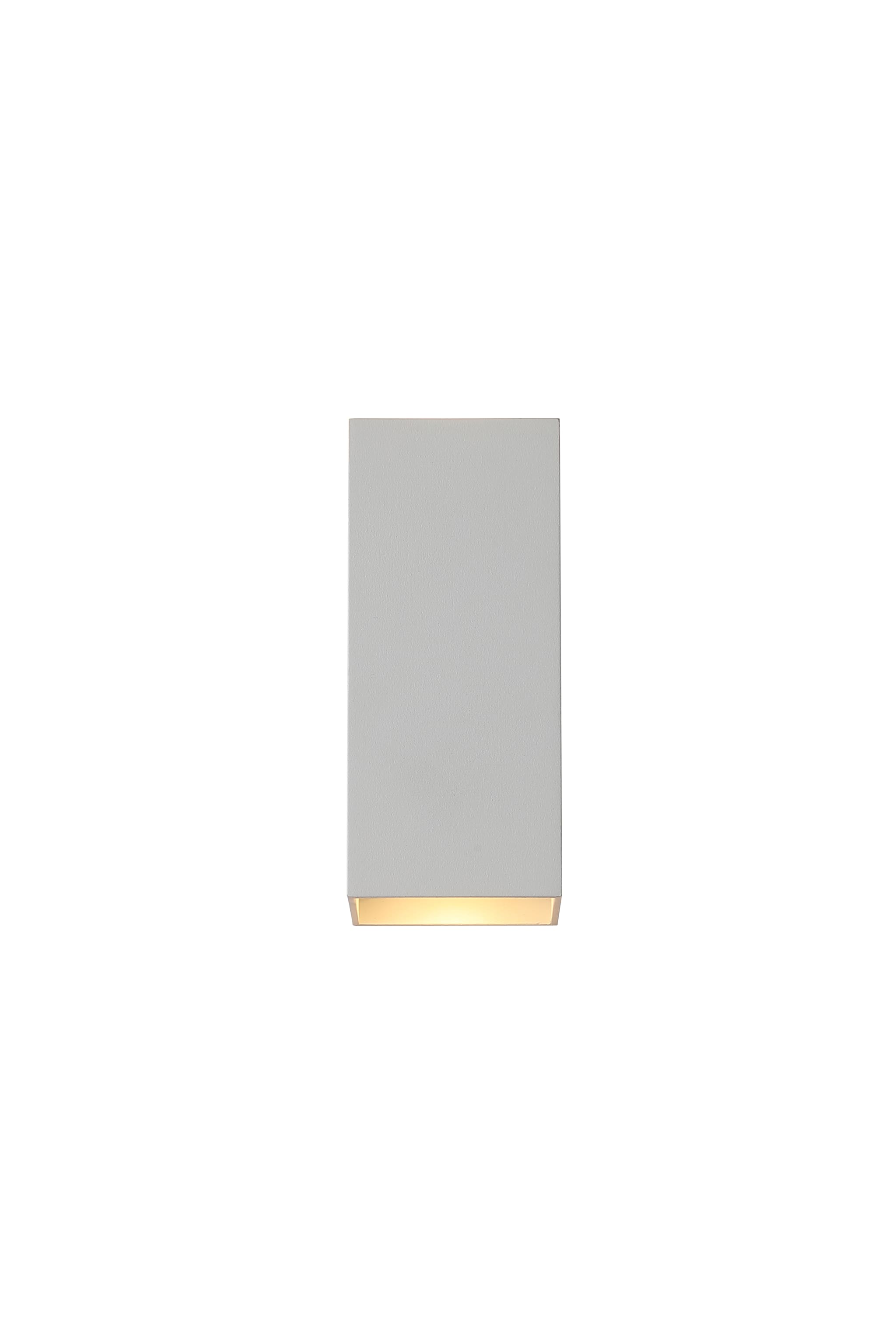 Don Square Up&Down Wall Light, GU10, White