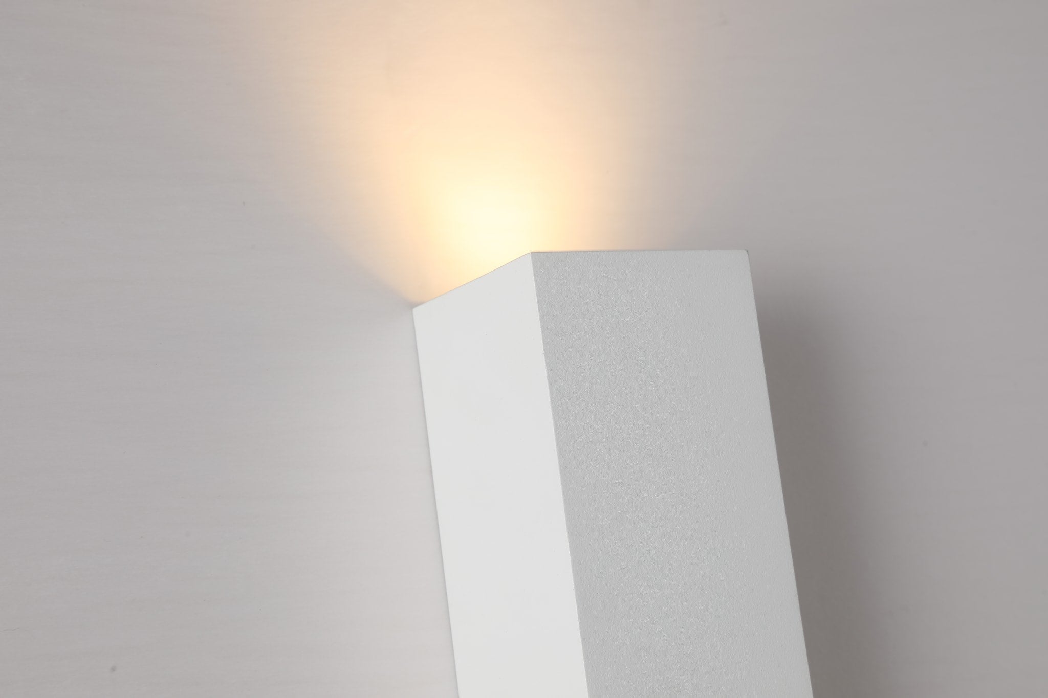 Don Square Up&Down Wall Light, GU10, White
