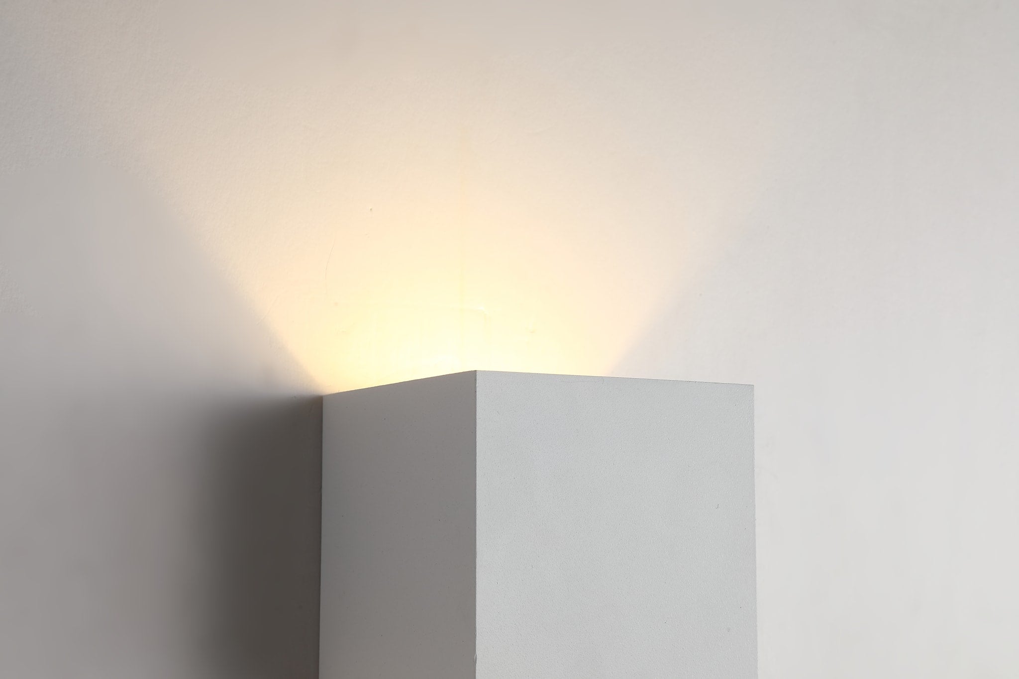 Newton Square Up&Down Wall Light, G9, White