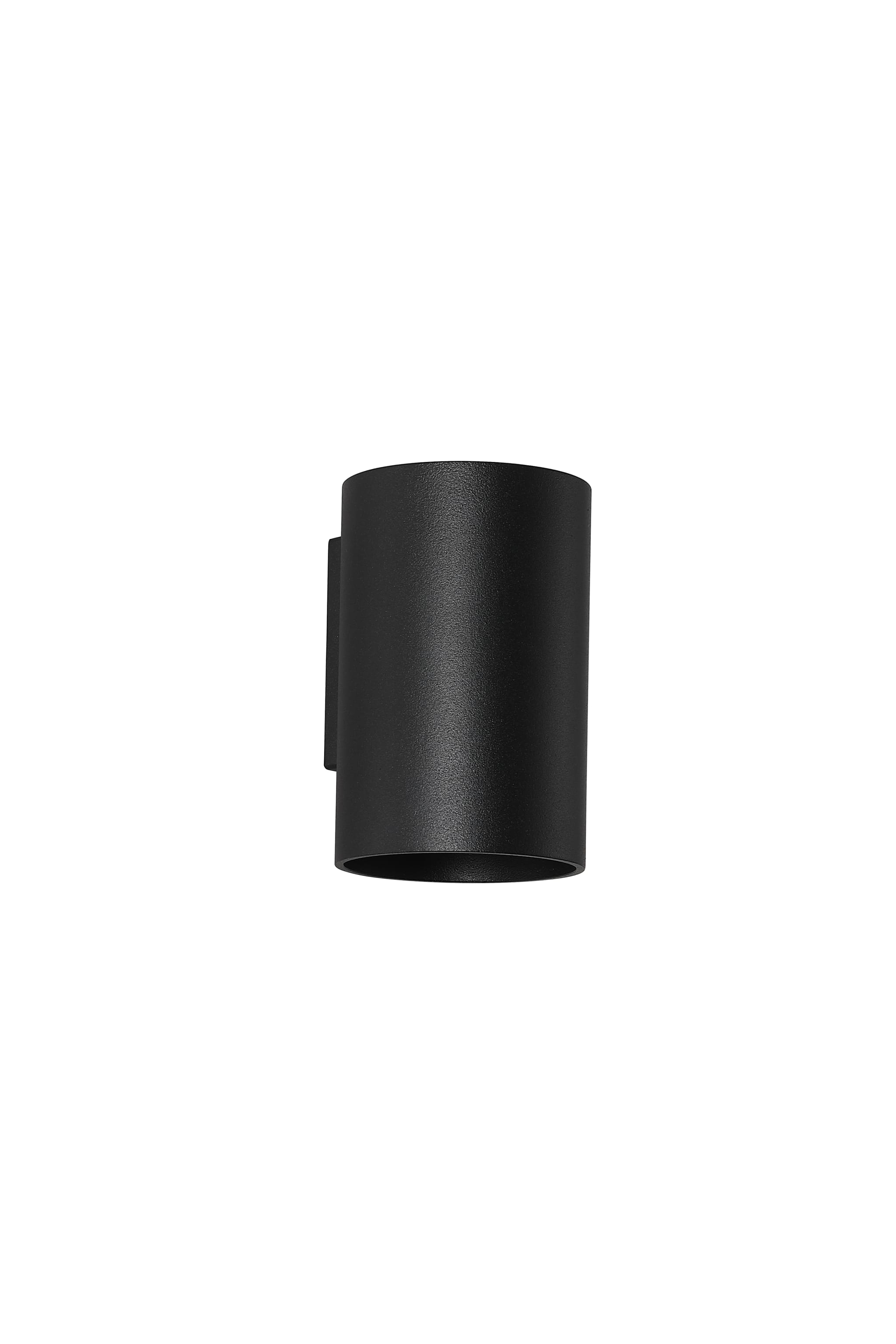 Cyls Cylinder Down Wall Light, GU10, Black
