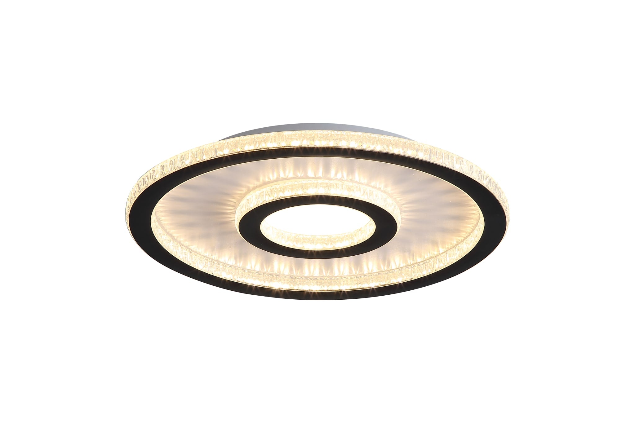 Roundel LED Flush, Matt Black