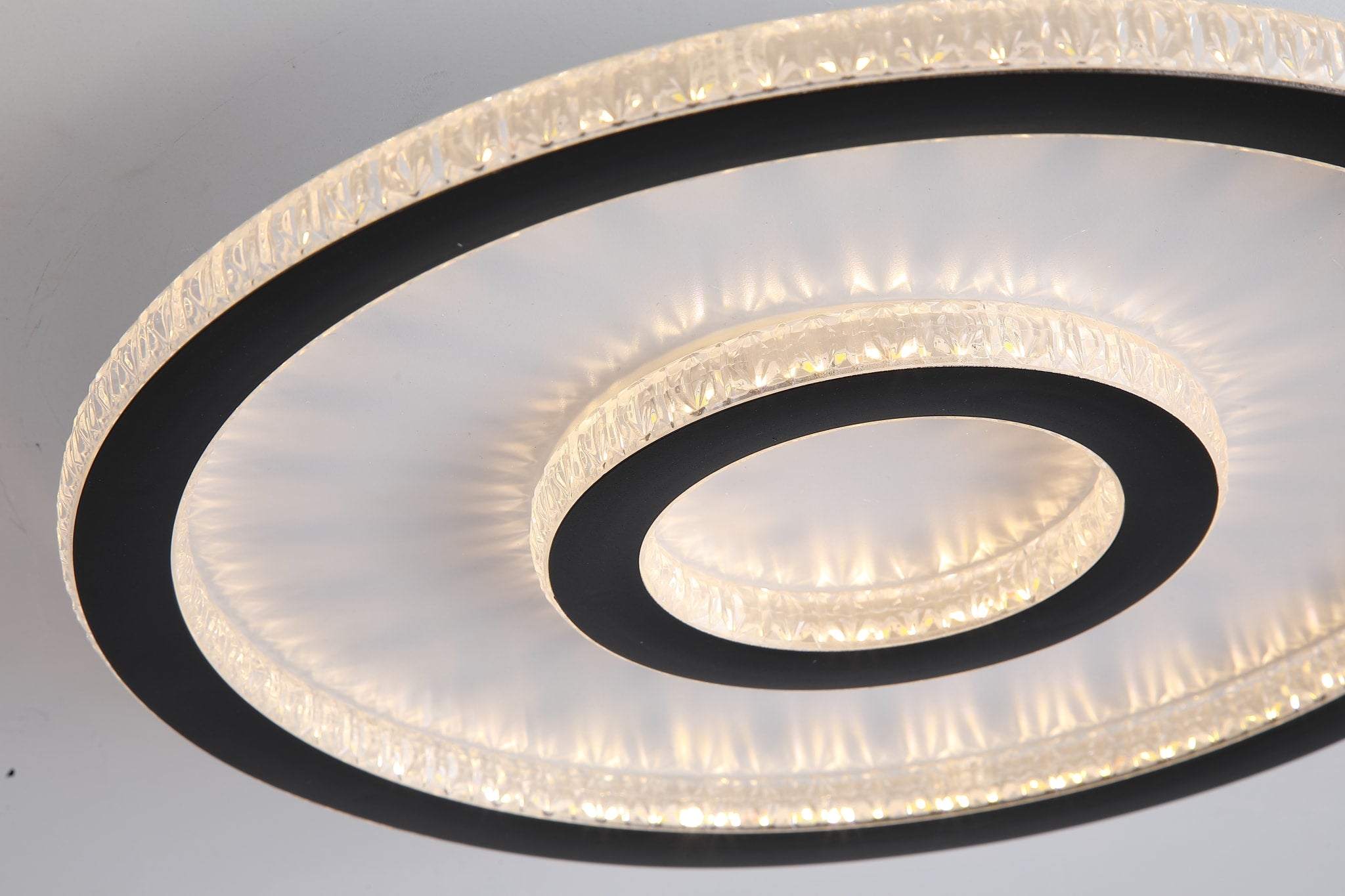 Roundel LED Flush, Matt Black