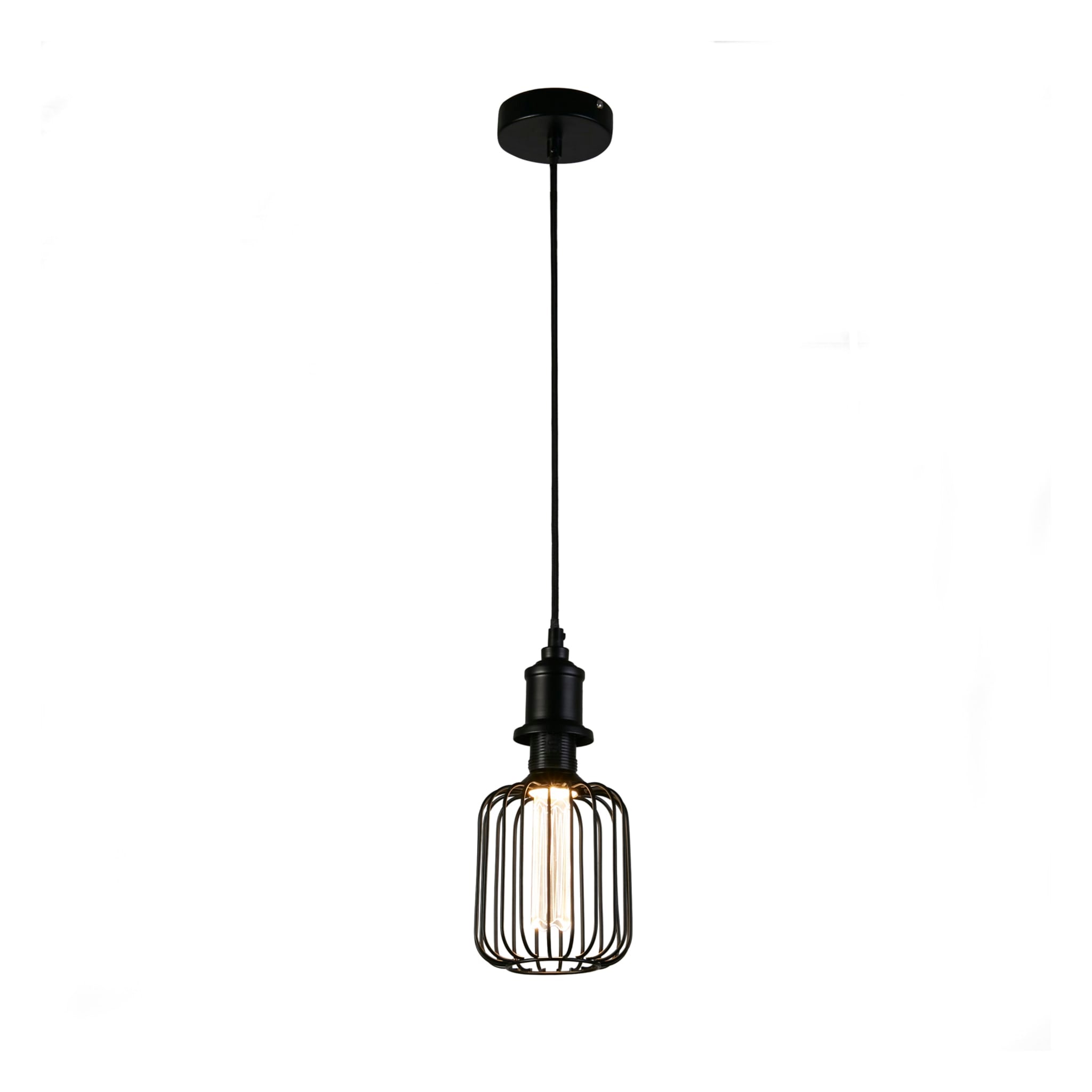 Drum Lamp - Black Metal