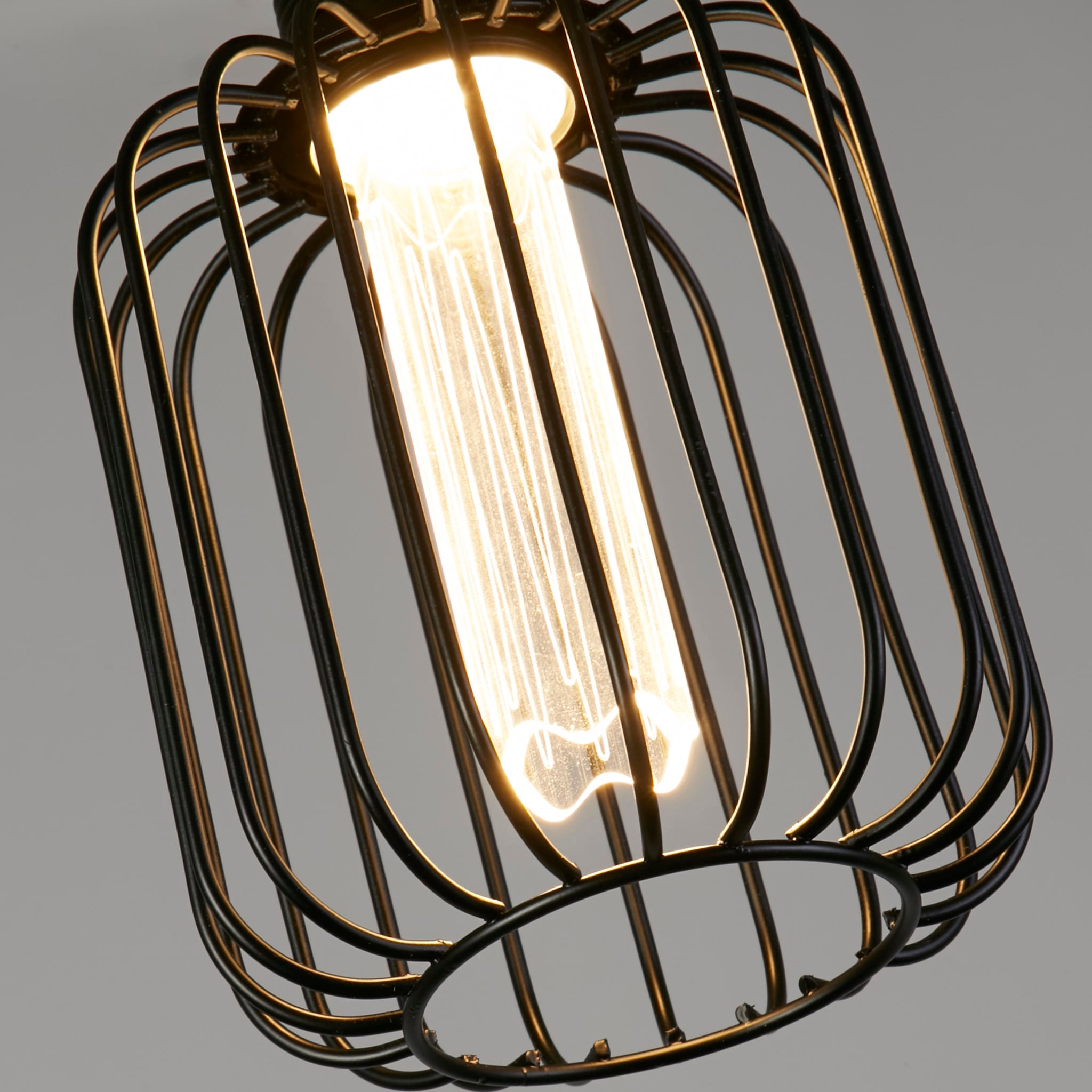 Drum Lamp - Black Metal