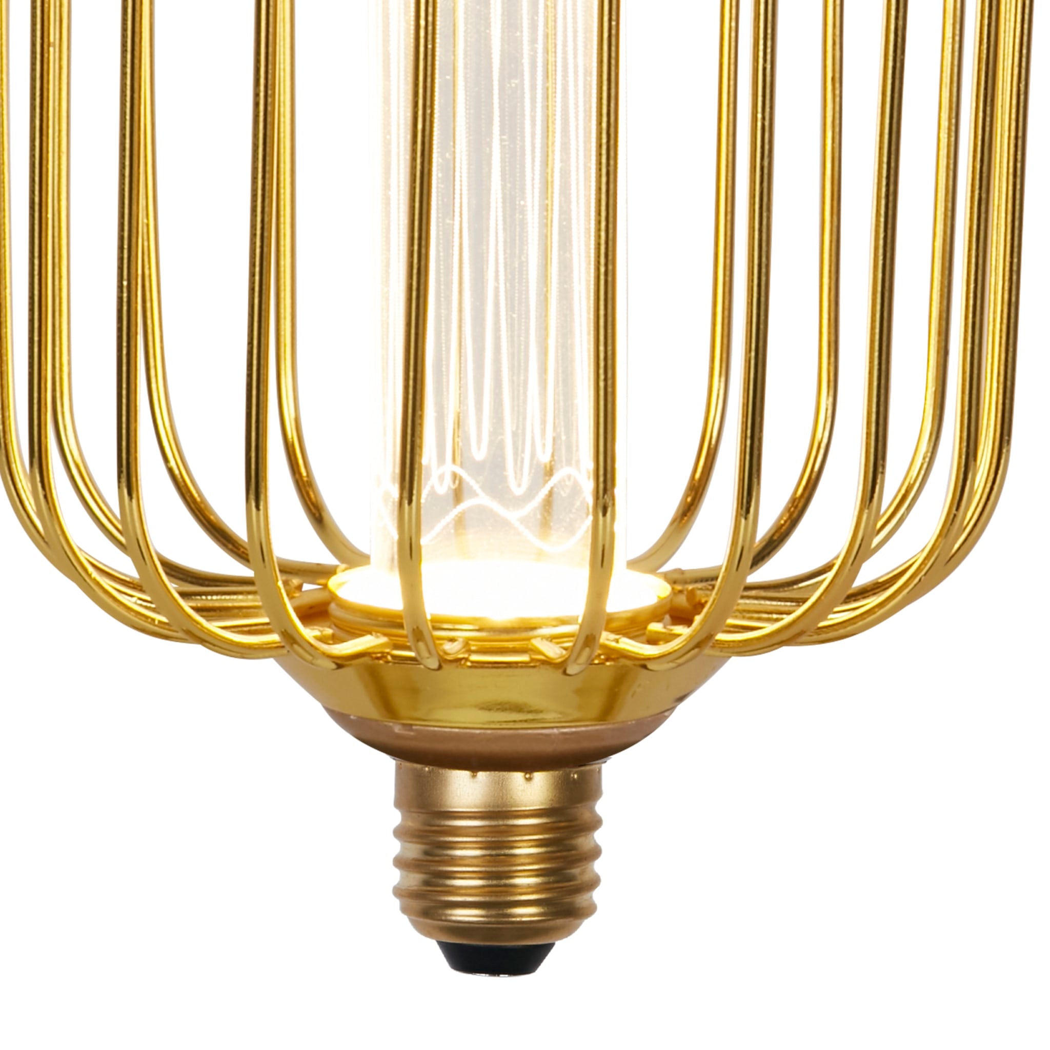 Drum Lamp - Gold Metal