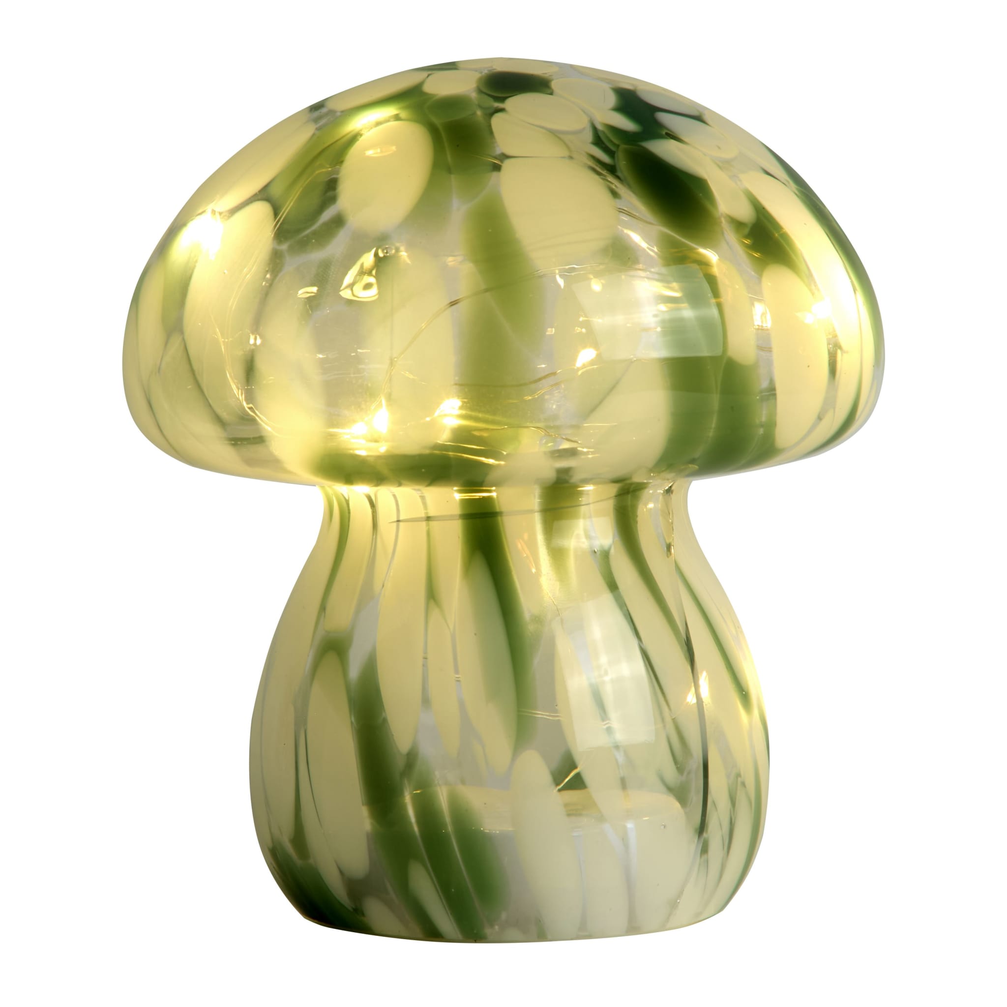Amelia LED Green Mushroom Lamp