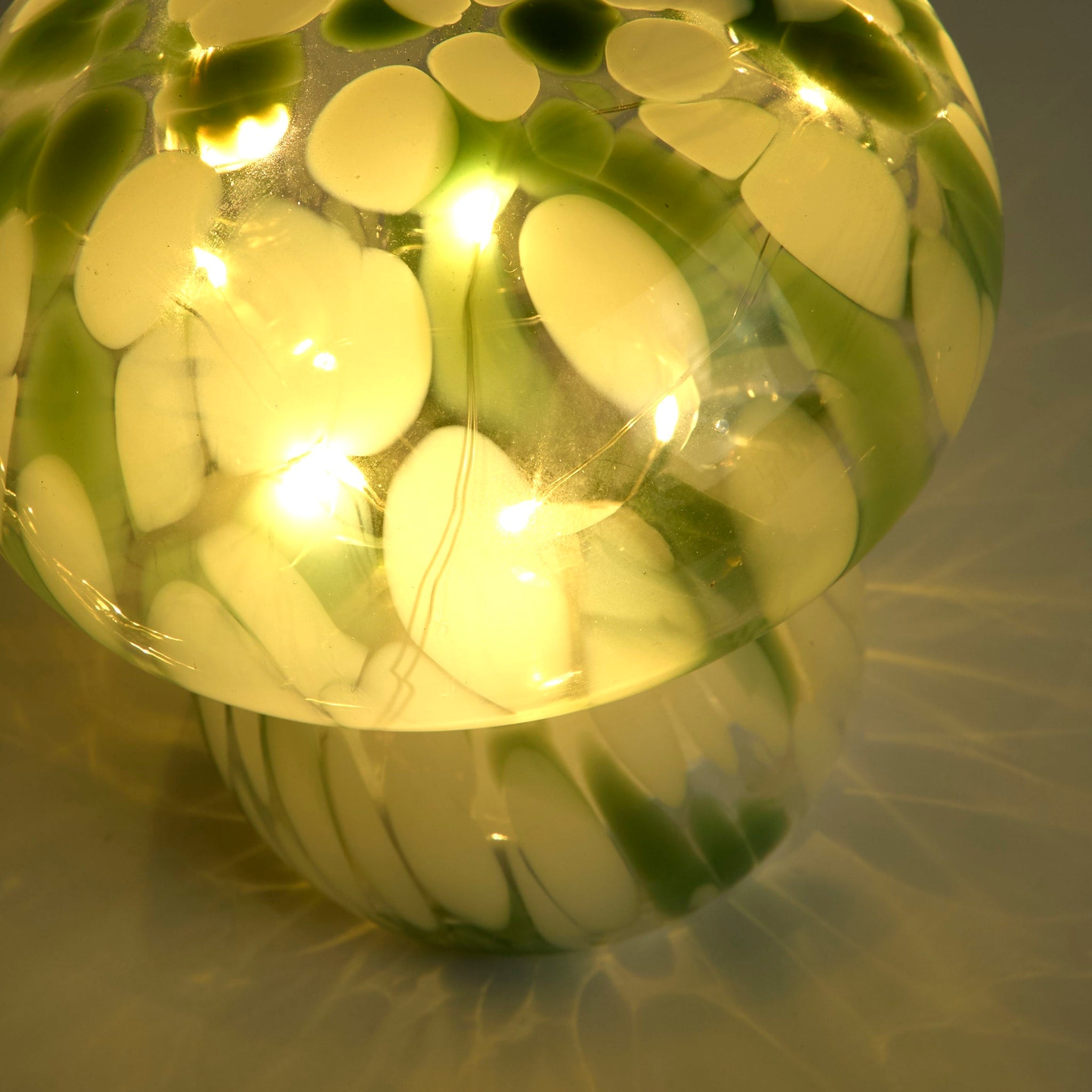 Amelia LED Green Mushroom Lamp