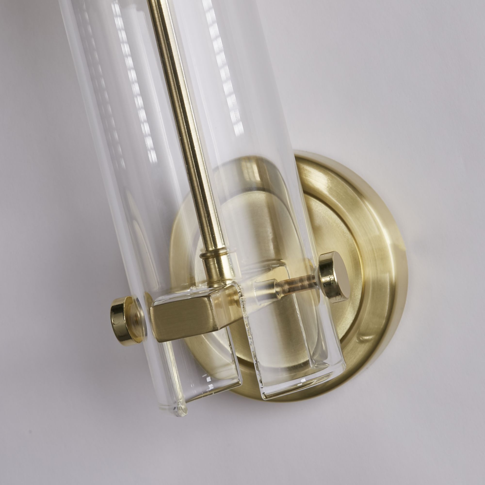 Scope Bathroom Wall Light Satin Brass