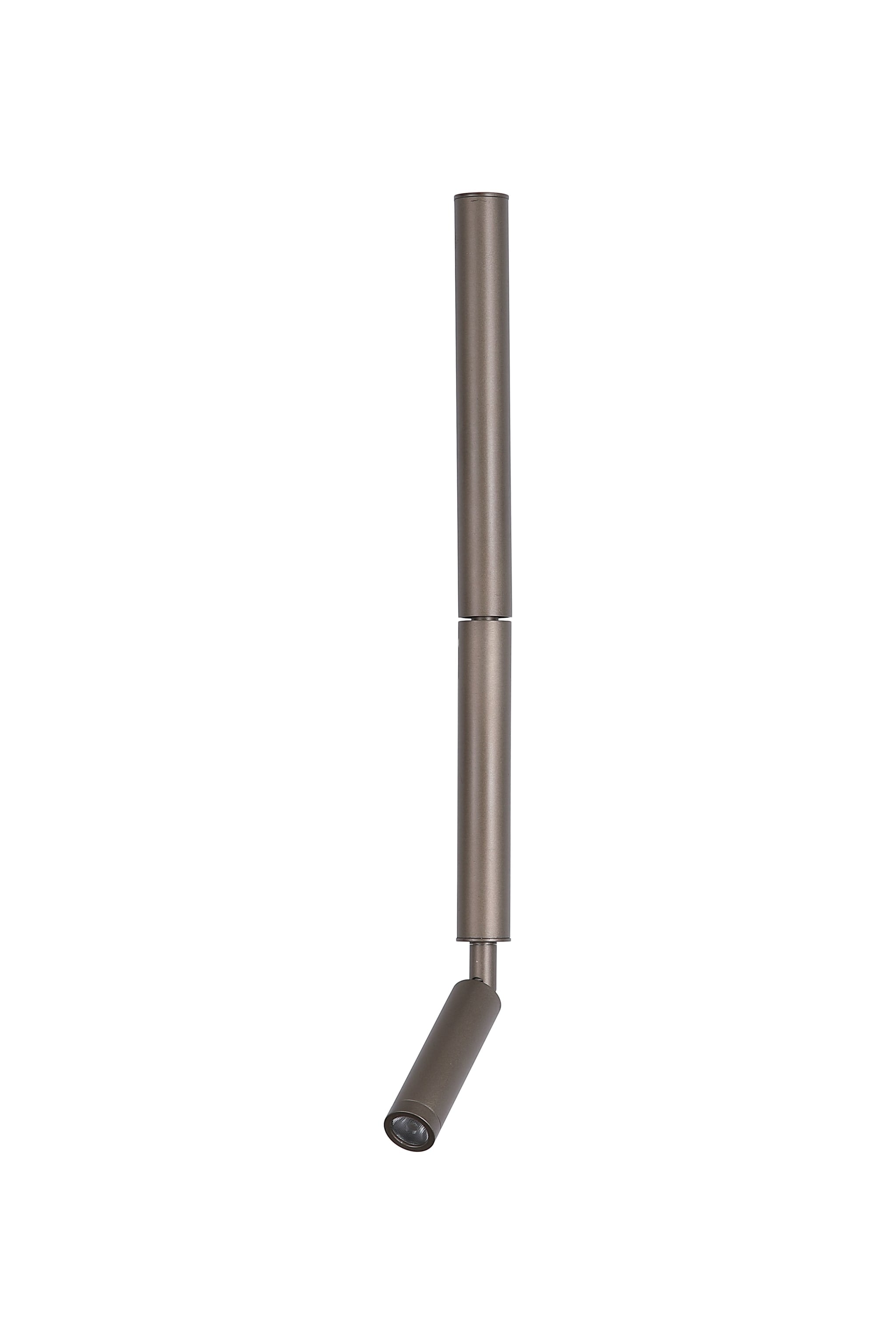 Architect LED Wall Light with Reading Arm, Latte Metal