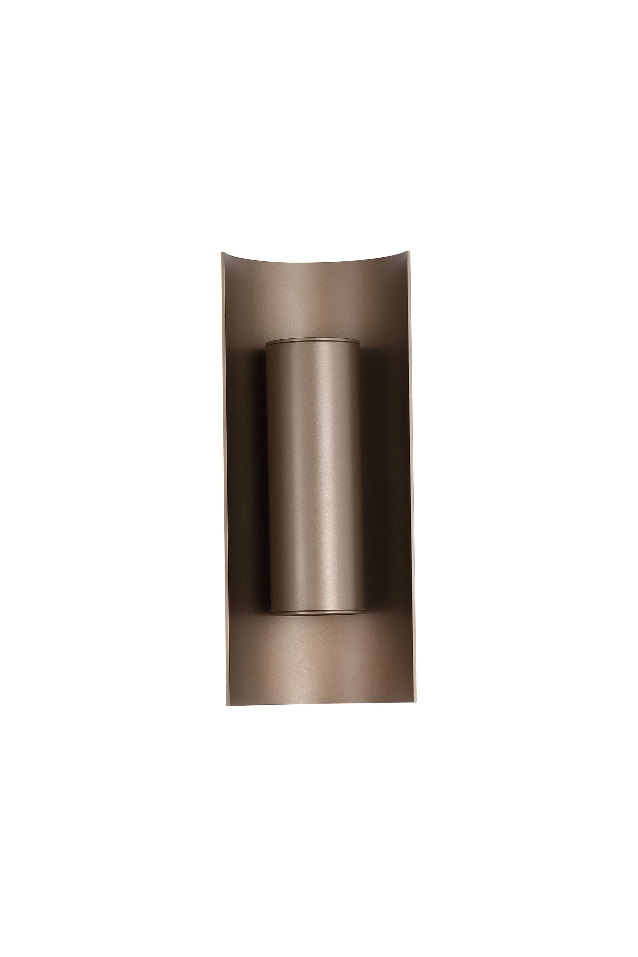 Roll 2Lt Wall Light, Latte Metal