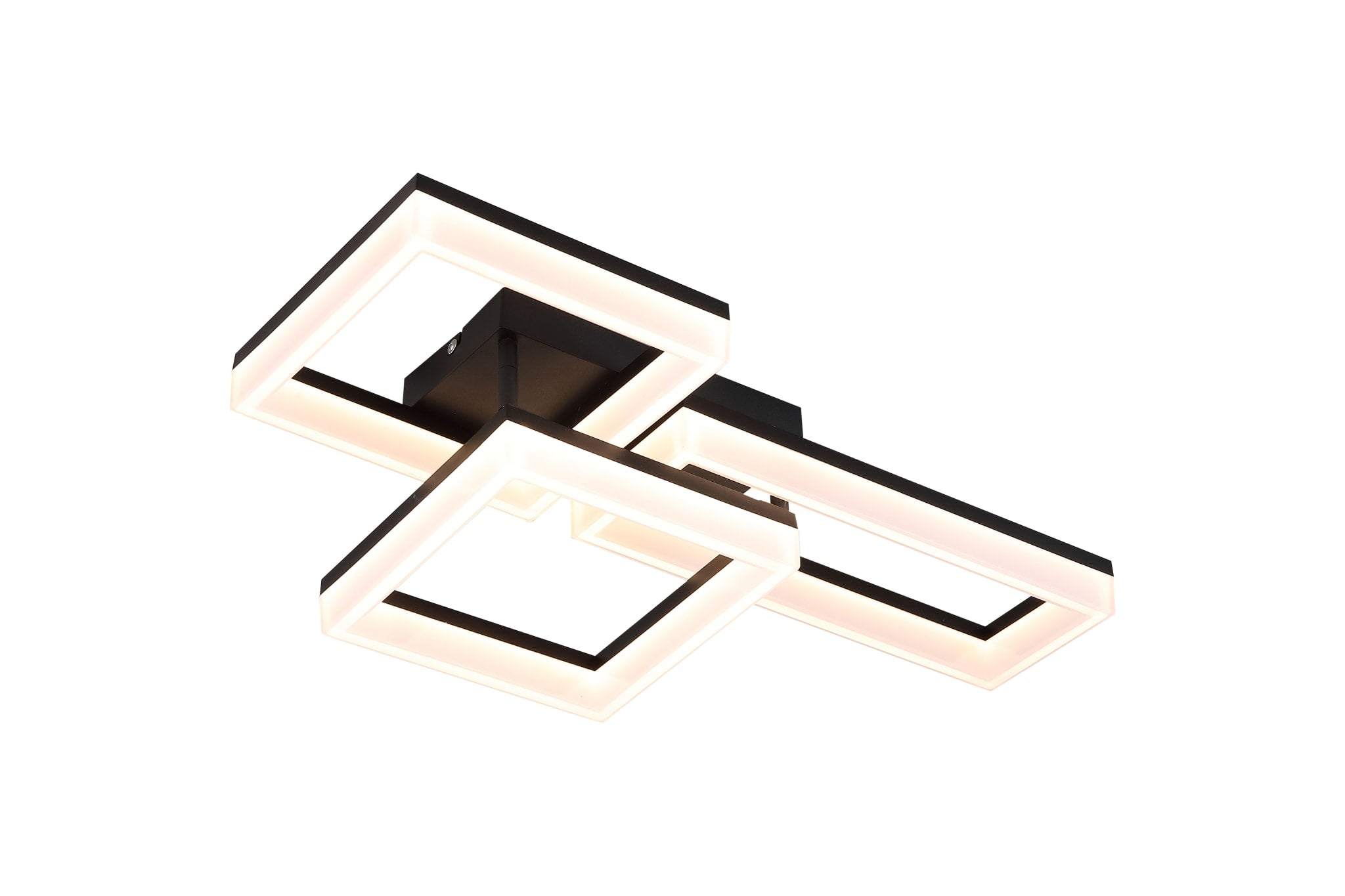 Wall Art II LED Flush, Matt Black