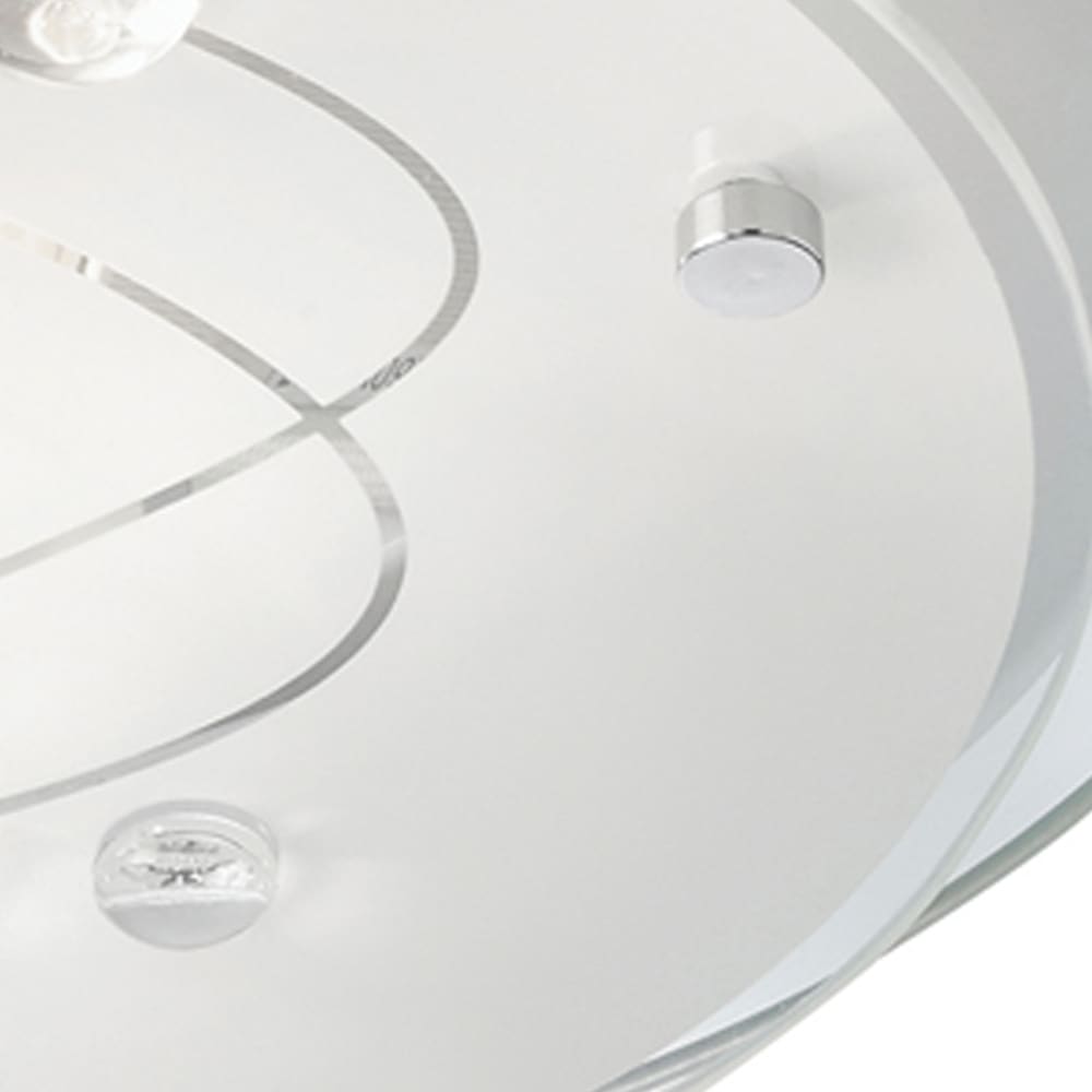 Cove Flush - Chrome & Glass Beads