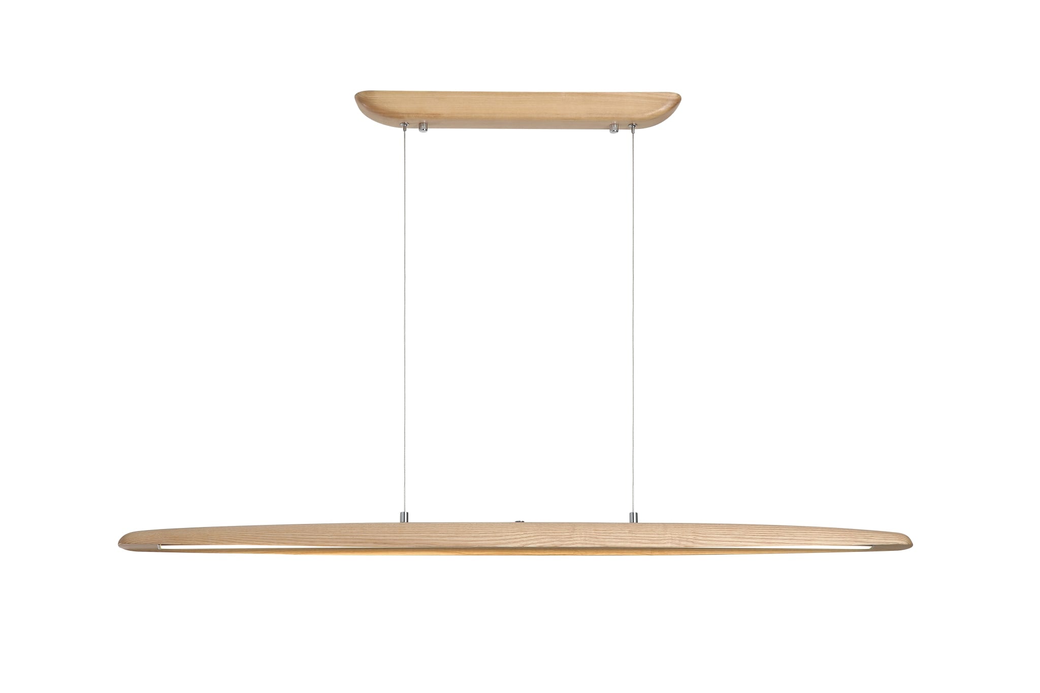 Kenzie LED Pendant, Wood