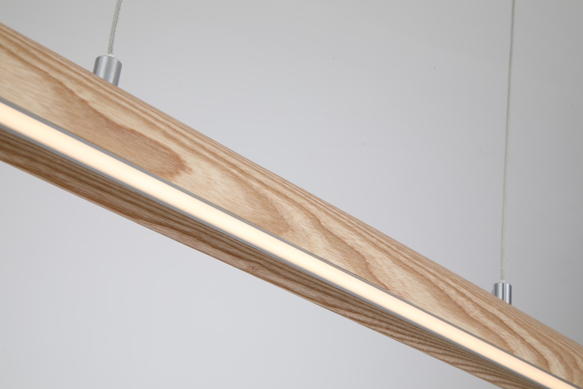Kenzie LED Pendant, Wood