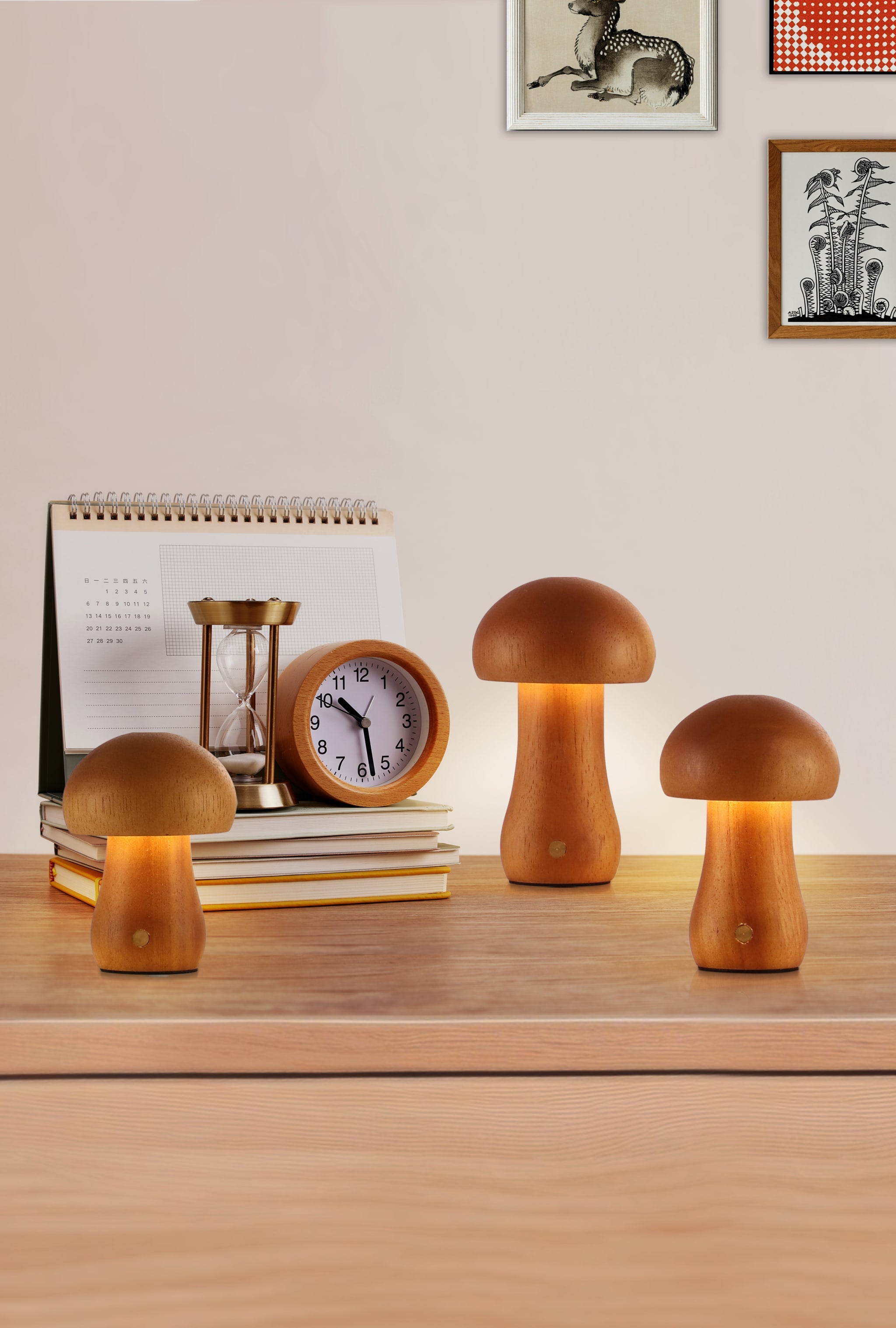 Asher - Set of 3 Rechargeable Table Lamps